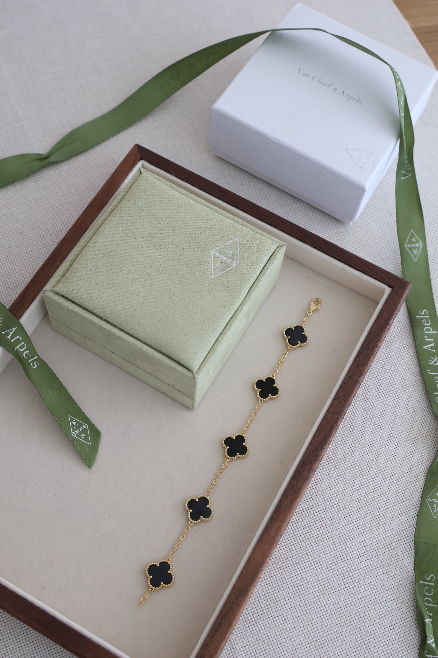 Van Cleef Black Bracelet (Whatsapp for Price & Grade)