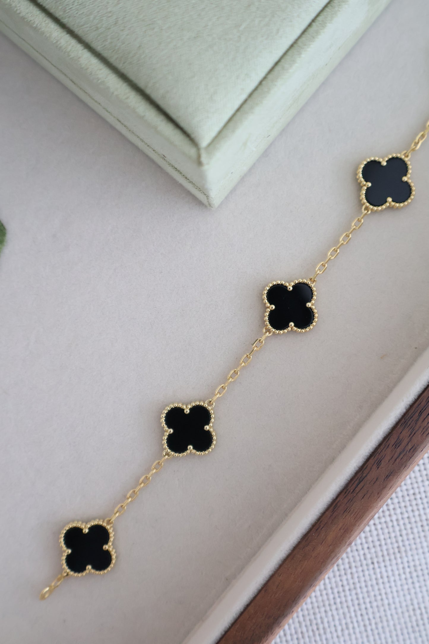 Van Cleef Black Bracelet (Whatsapp for Price & Grade)