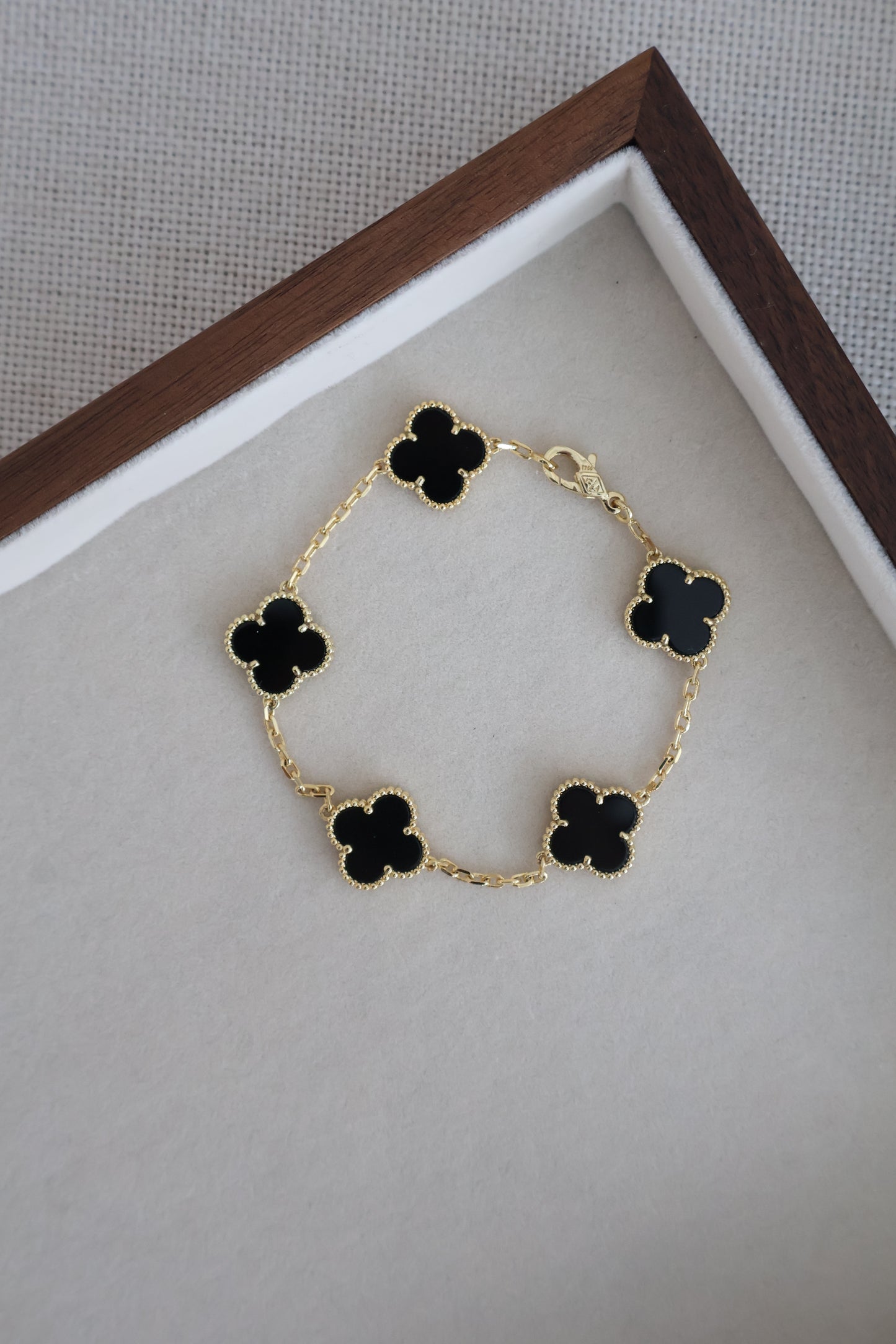 Van Cleef Black Bracelet (Whatsapp for Price & Grade)