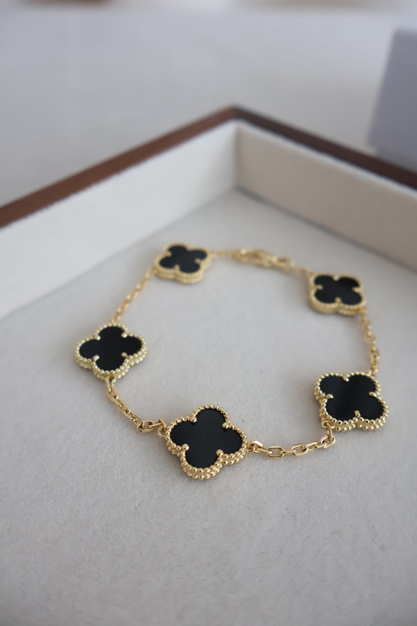 Van Cleef Black Bracelet (Whatsapp for Price & Grade)
