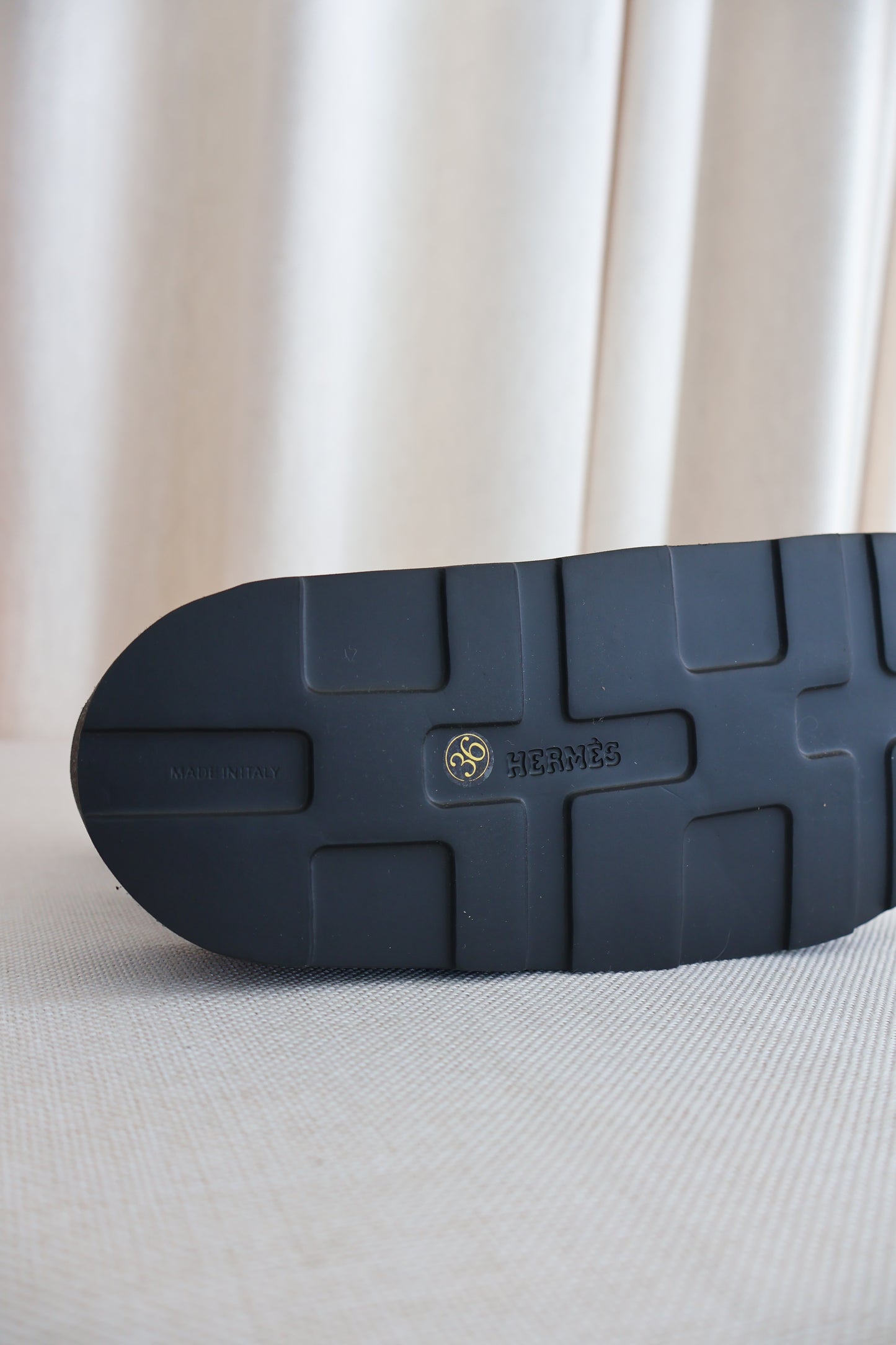 Hermes Enid Sandals Black (Whatsapp for Price & Grade)