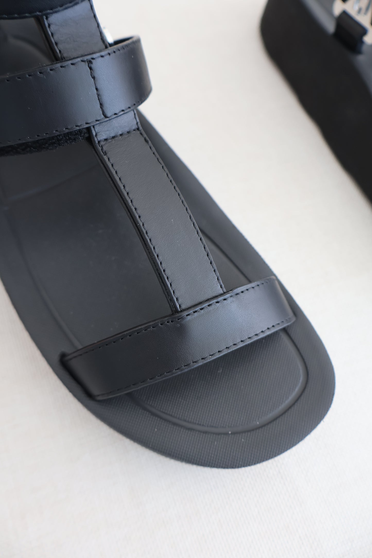 Hermes Enid Sandals Black (Whatsapp for Price & Grade)
