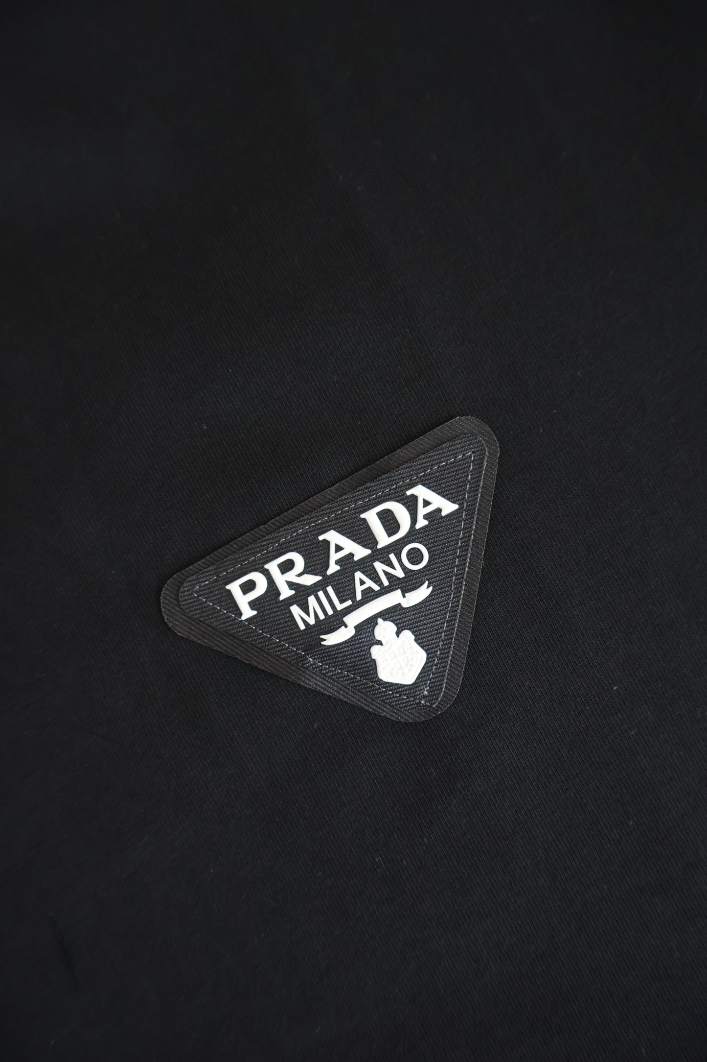 Prada Black Tee (Whatsapp for Price & Grade)