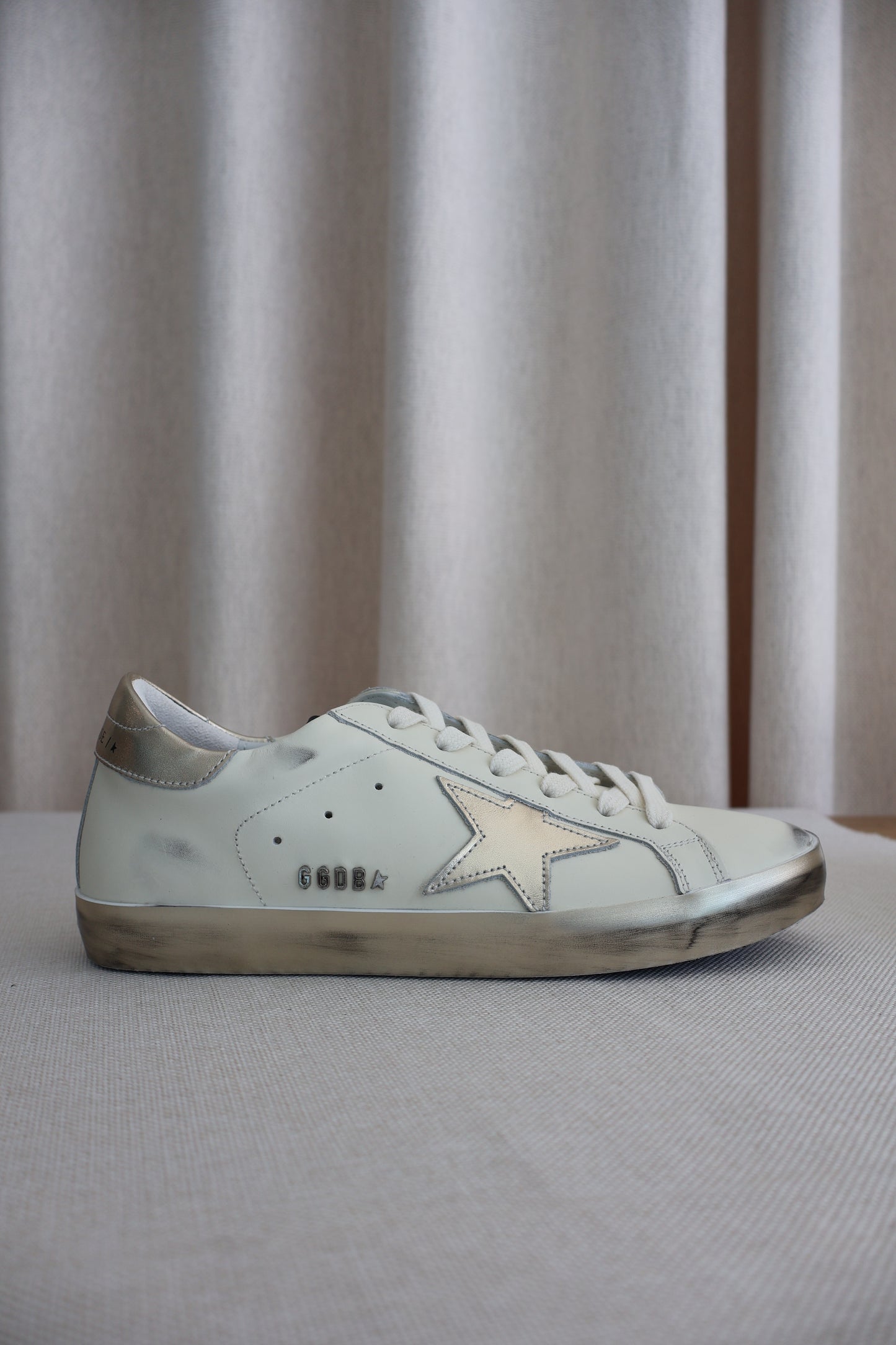 Golden Goose Gold x White Men's Sneaker (Whatsapp for Price & Grade)