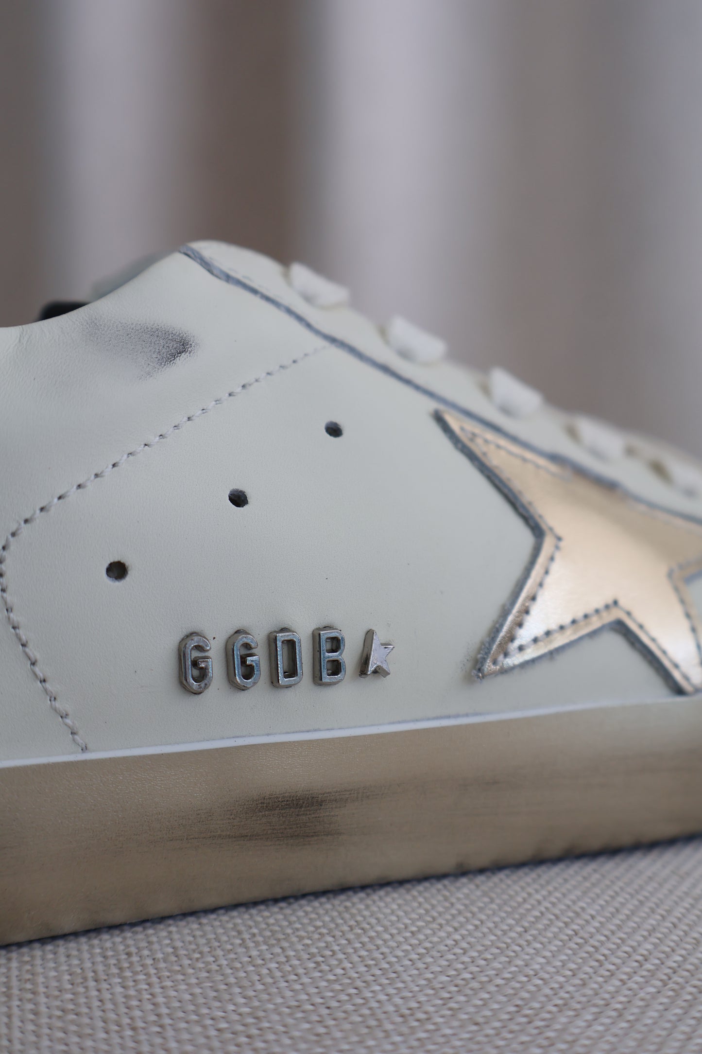 Golden Goose Gold x White Men's Sneaker (Whatsapp for Price & Grade)