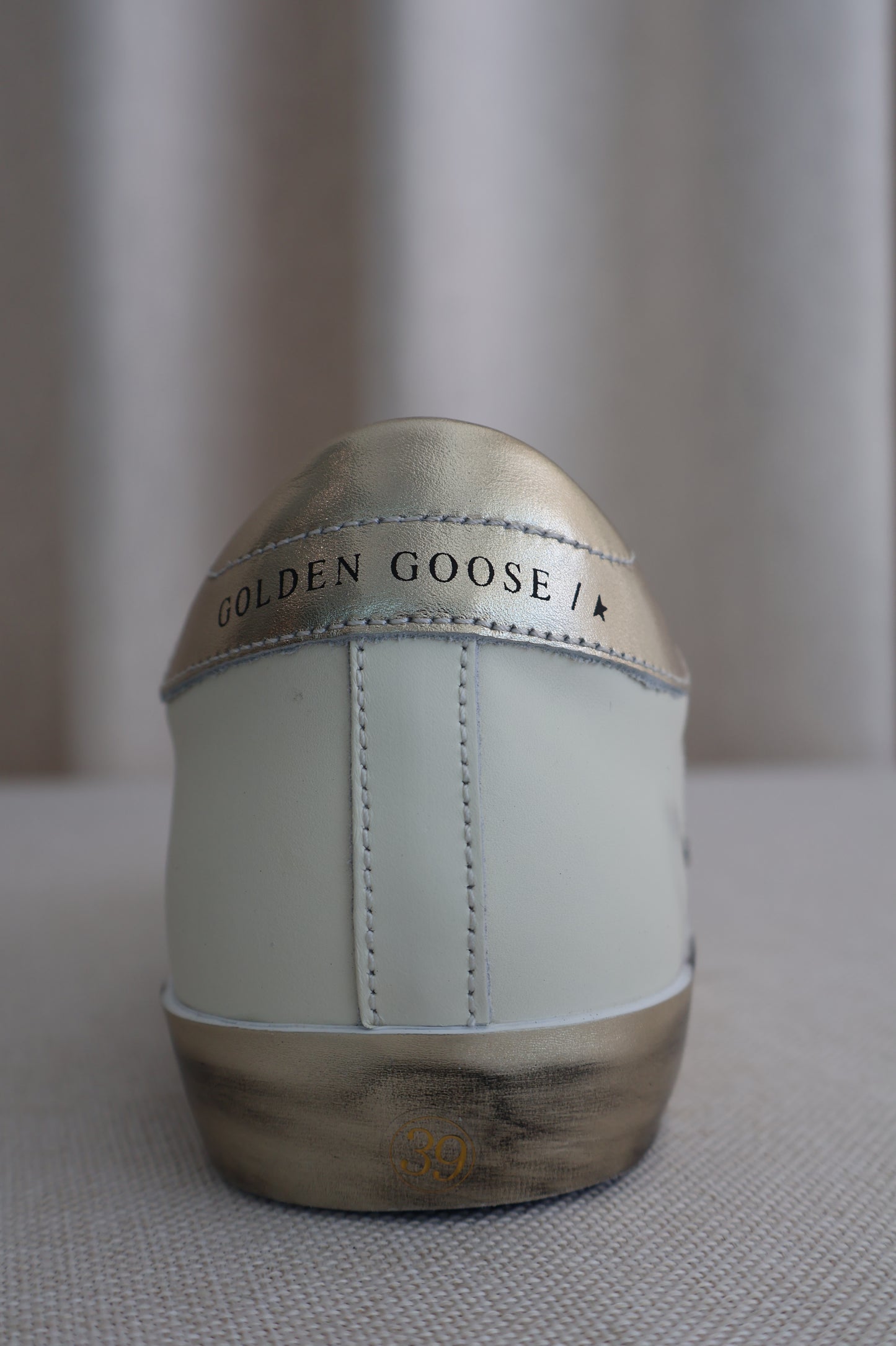 Golden Goose Gold x White Men's Sneaker (Whatsapp for Price & Grade)