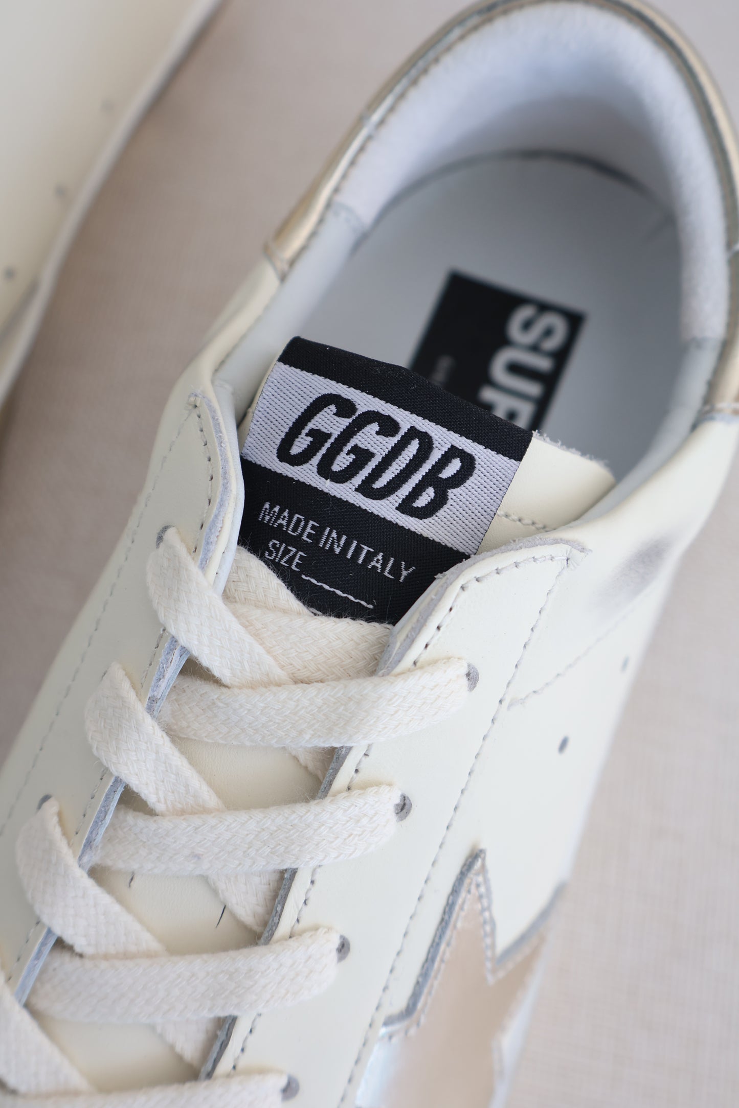 Golden Goose Gold x White Men's Sneaker (Whatsapp for Price & Grade)