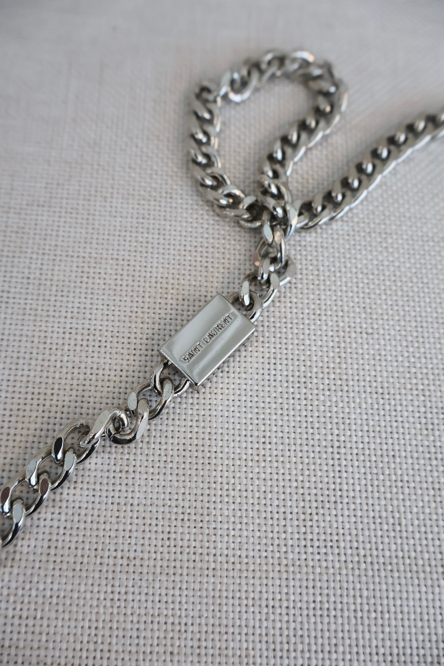 Yves Saint Laurent WOC bag Black x Silver Croc Skin (Whatsapp for Price & Grade)