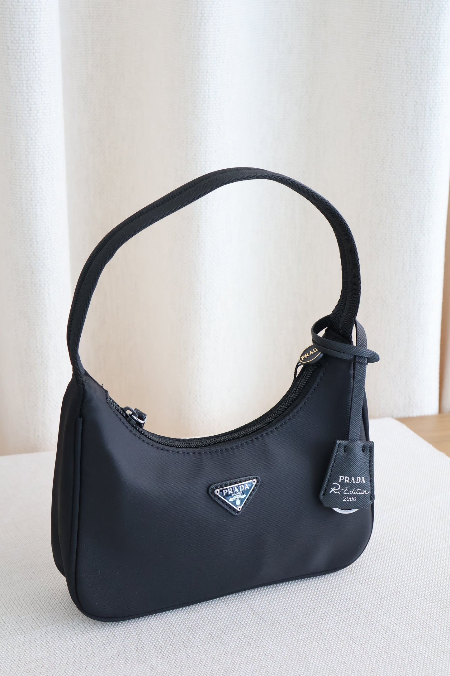 Prada Hobo Bag Black (Whatsapp for Price & Grade)