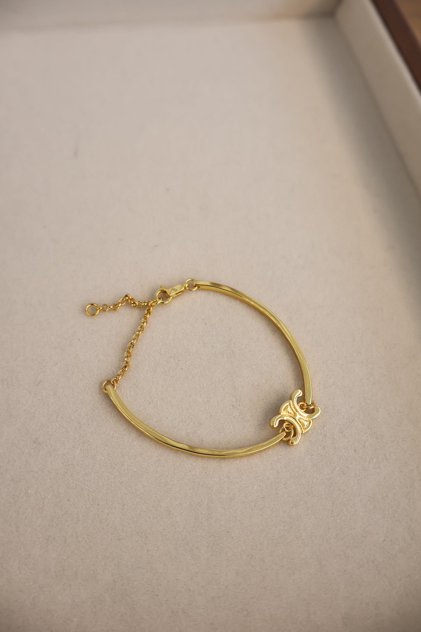 Celine Triomphe Articulated Bracelet Gold (Whatsapp for Price & Grade)