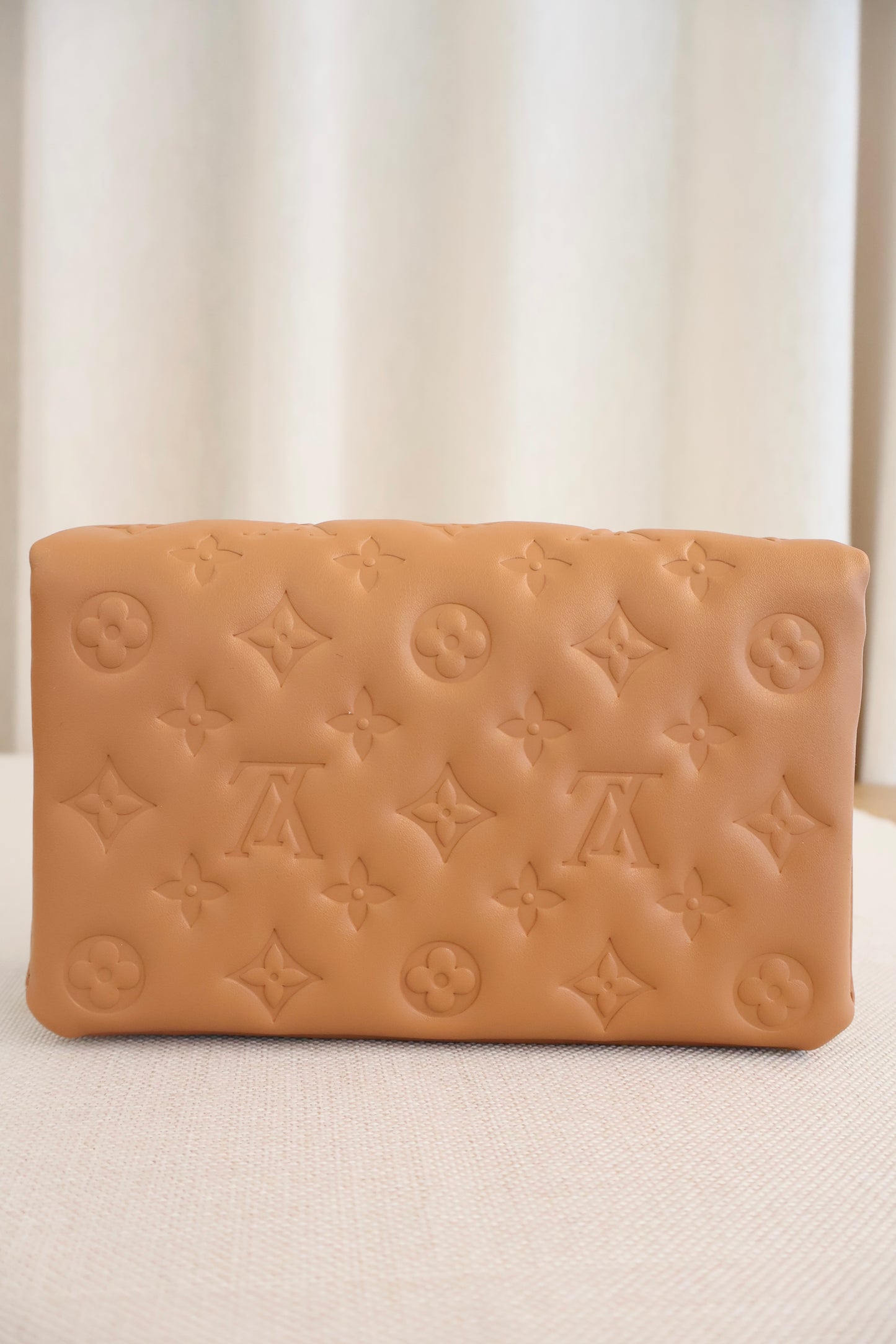 Louis Vuitton Coussin Mini Tan (Whatsapp for Price & Grade)