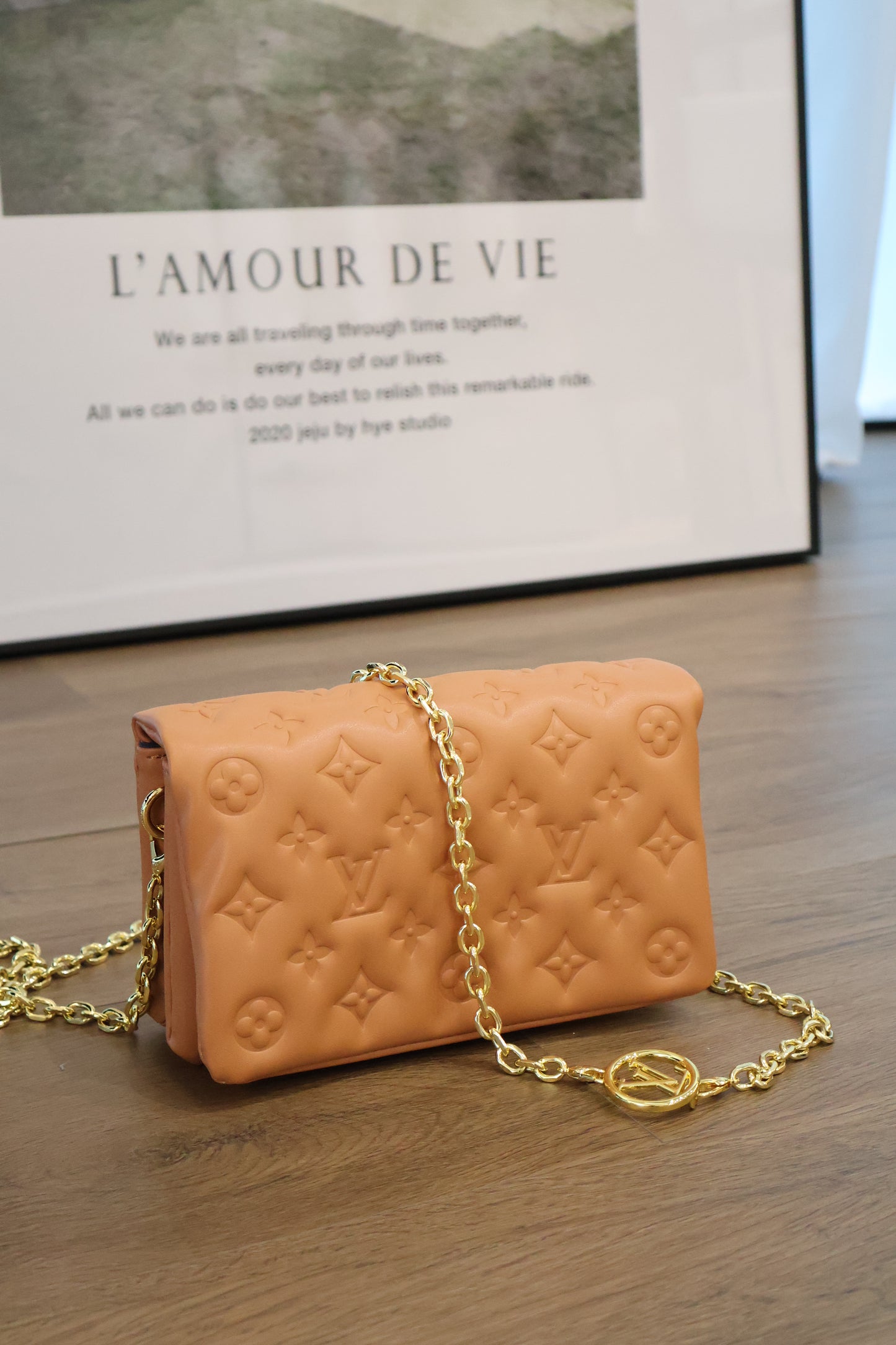 Louis Vuitton Coussin Mini Tan (Whatsapp for Price & Grade)