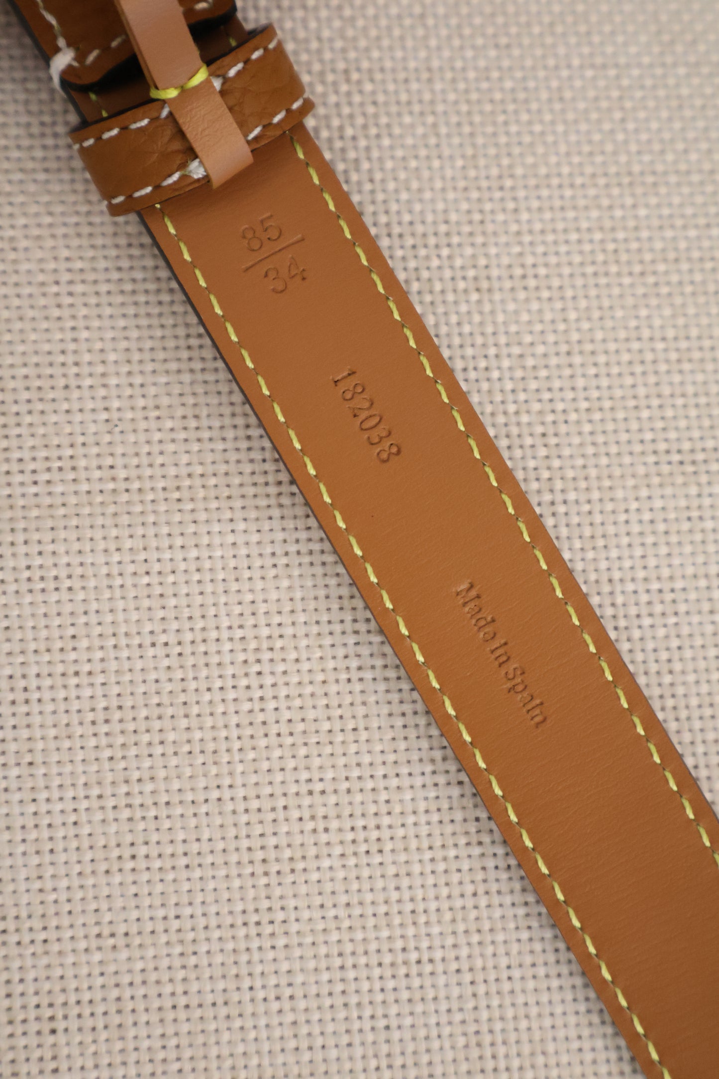 Loewe Belt Anagaram Tan x Gold (Whatsapp for Price & Grade)