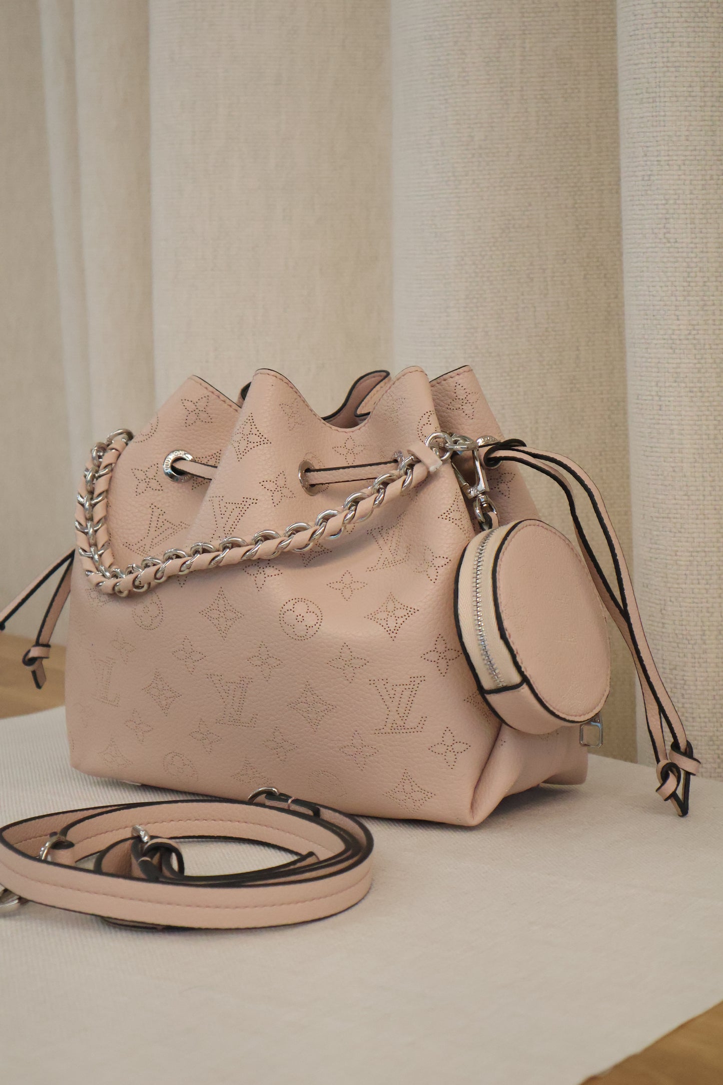 Louis Vuitton Bella Bag Pink (Whatsapp for Price & Grade)