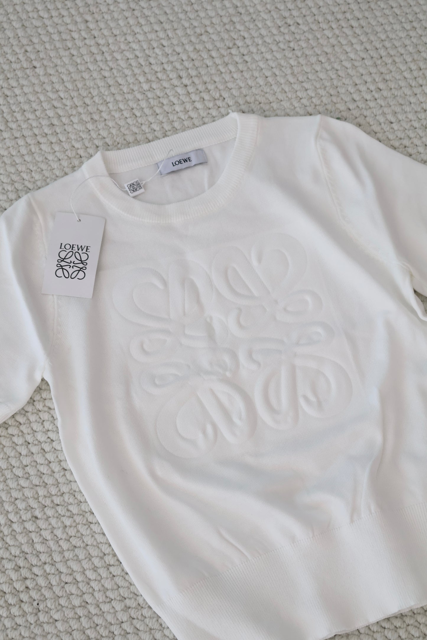 Loewe Knitted Top White (Whatsapp for Price & Grade)