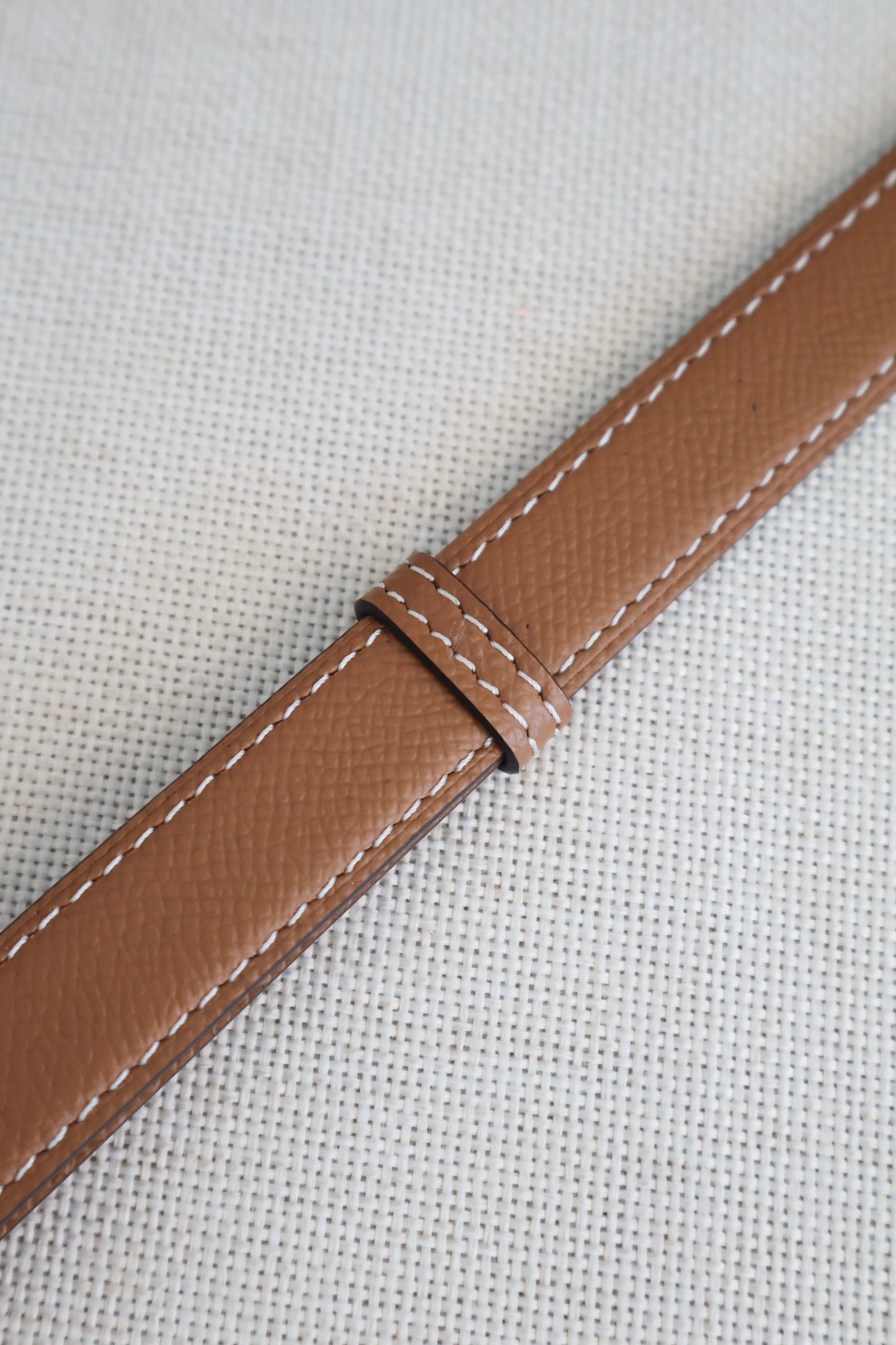 Hermes Kelly Belt Tan x Gold (Whatsapp for Price & Grade)