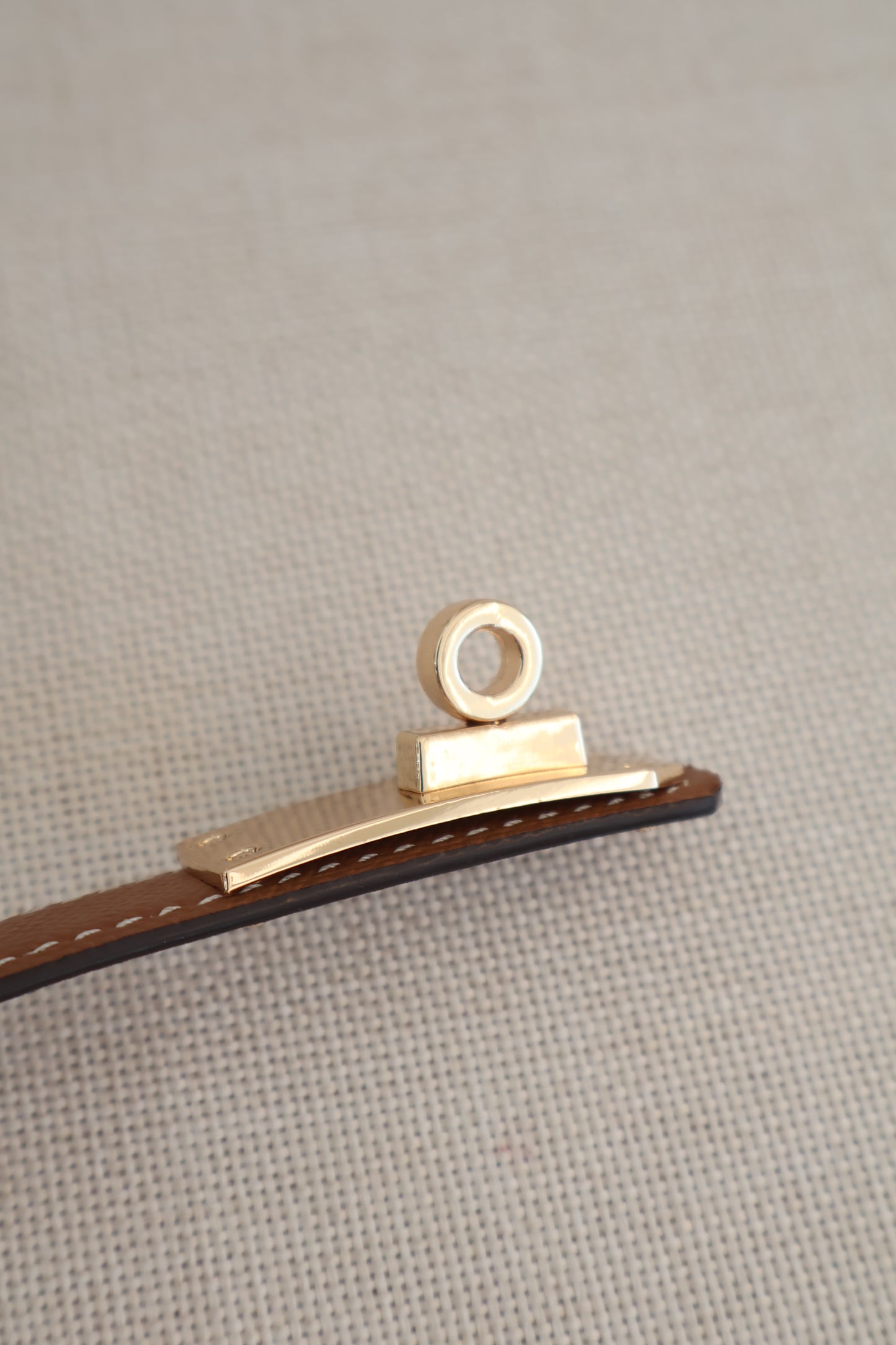 Hermes Kelly Belt Tan x Gold (Whatsapp for Price & Grade)