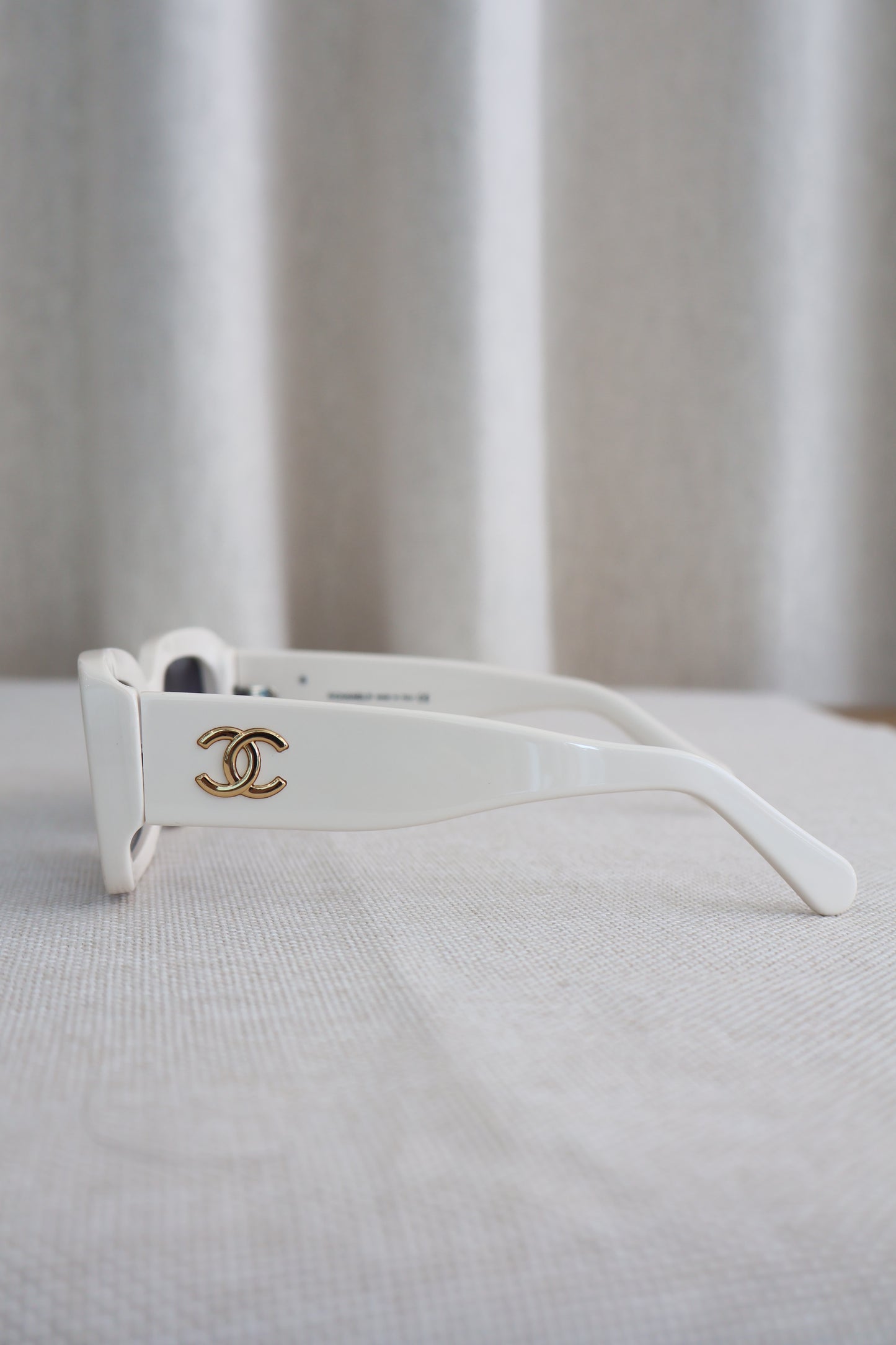 Chanel White Sunglasses (Whatsapp for Price & Grade)