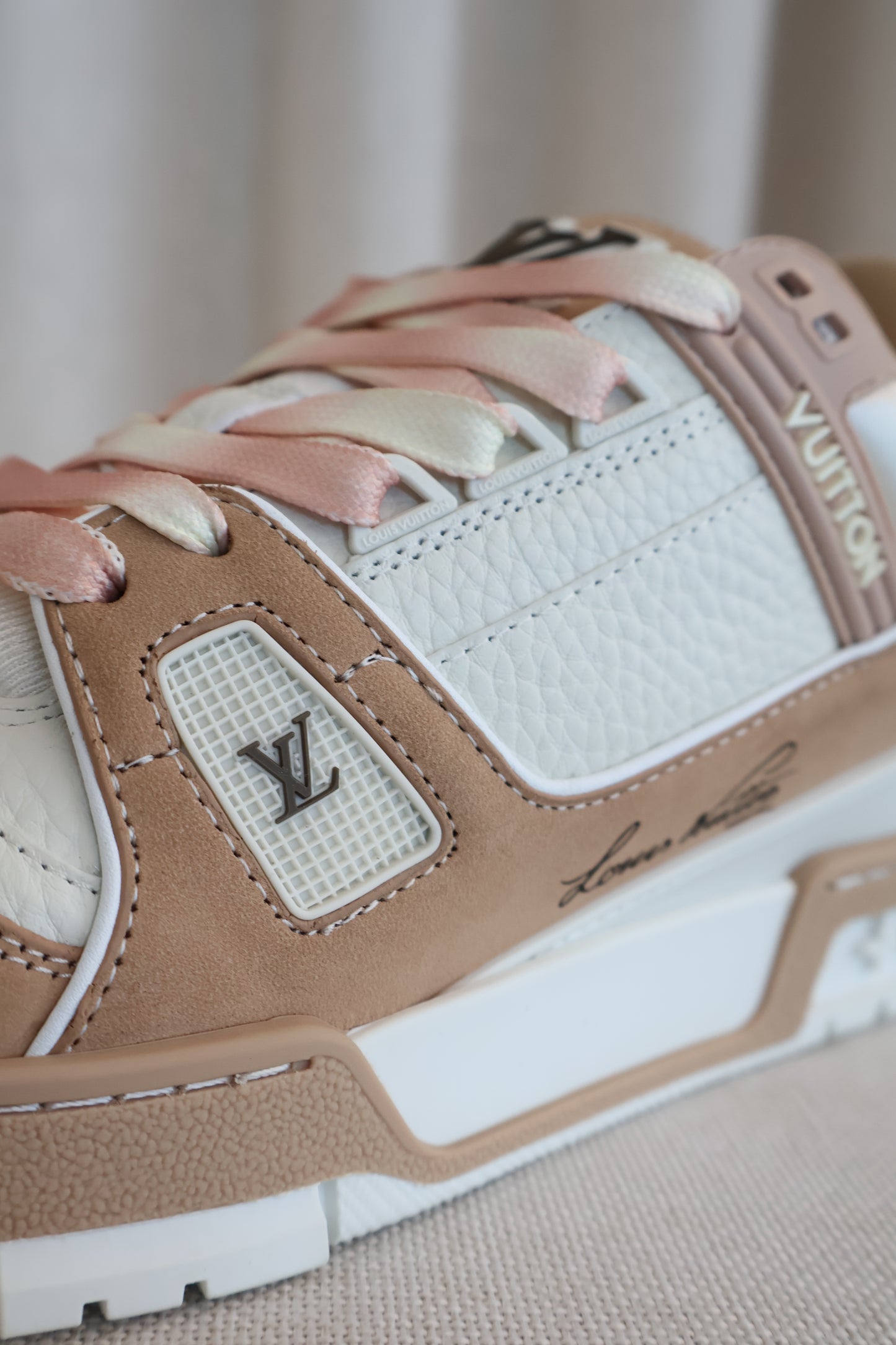 Louis Vuitton Trainer Pink (Whatsapp for Price & Grade)