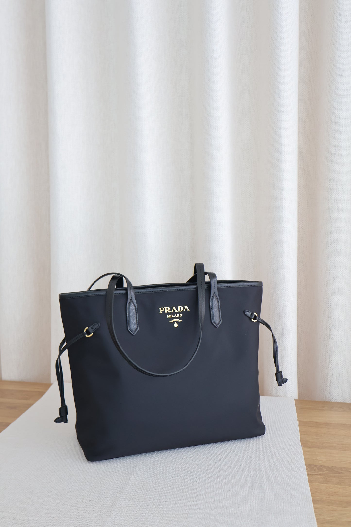 Prada Nylon Tote Bag Black (Whatsapp for Price & Grade)