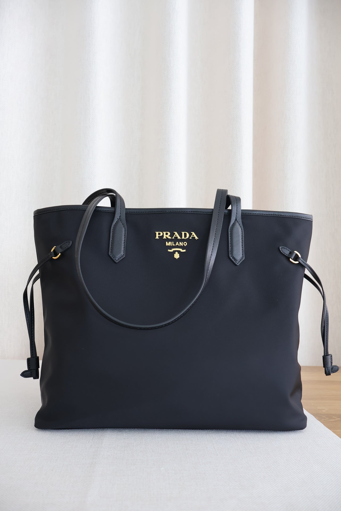 Prada Nylon Tote Bag Black (Whatsapp for Price & Grade)