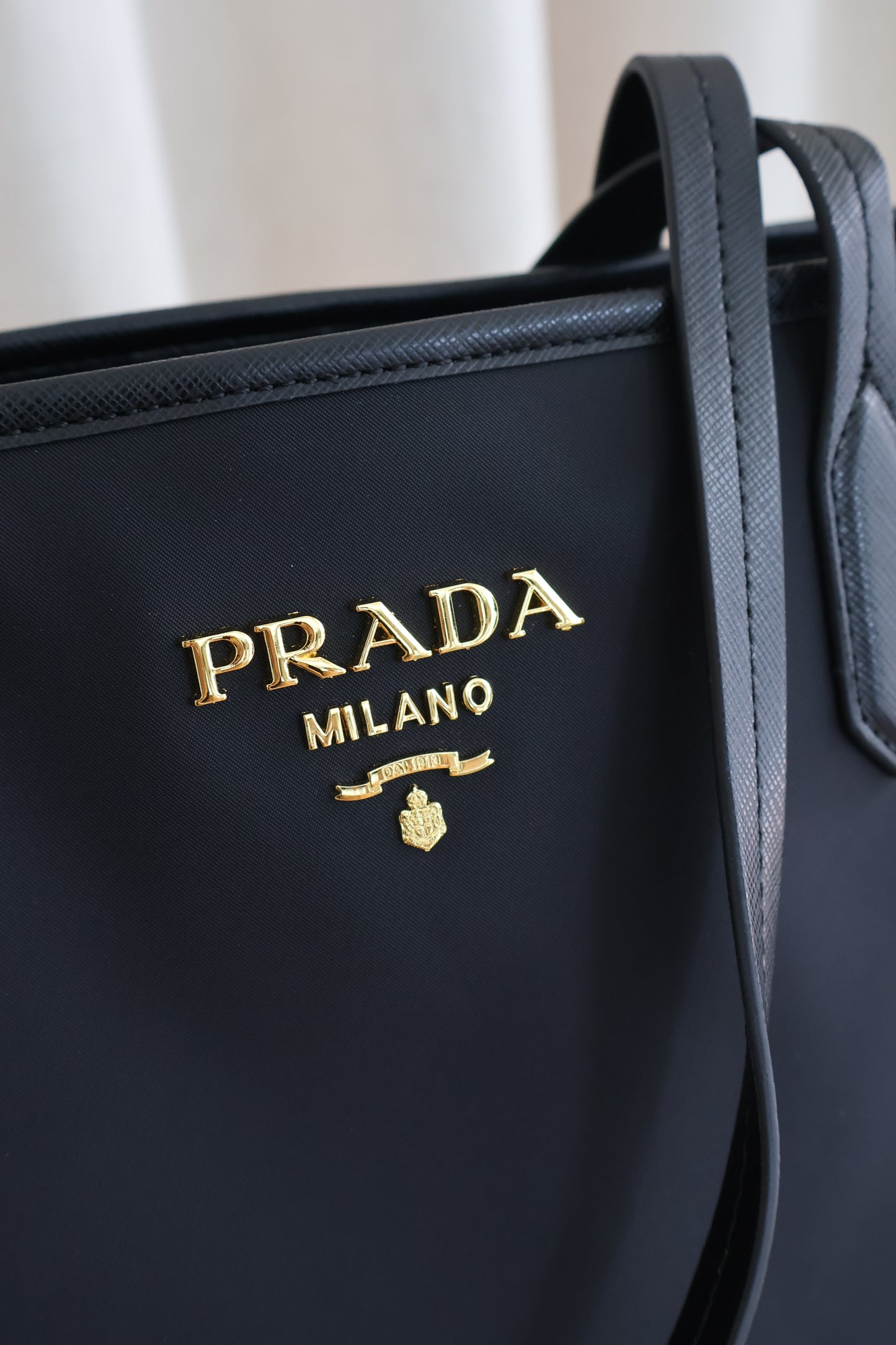 Prada Nylon Tote Bag Black (Whatsapp for Price & Grade)