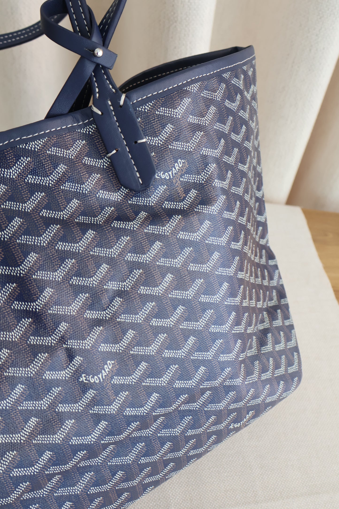 Goyard Tote Bag Navy (Whatsapp for Price & Grade)