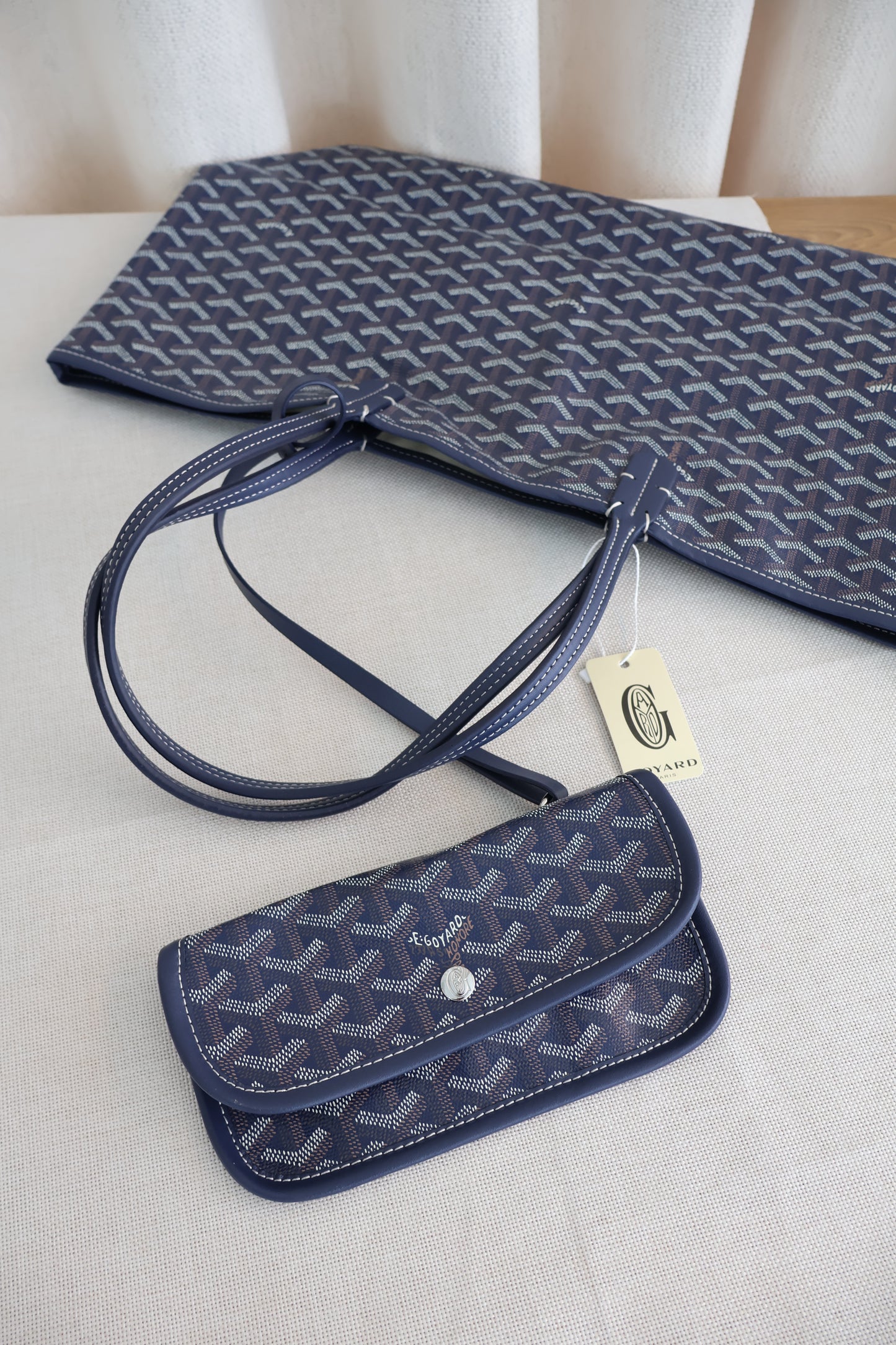 Goyard Tote Bag Navy (Whatsapp for Price & Grade)