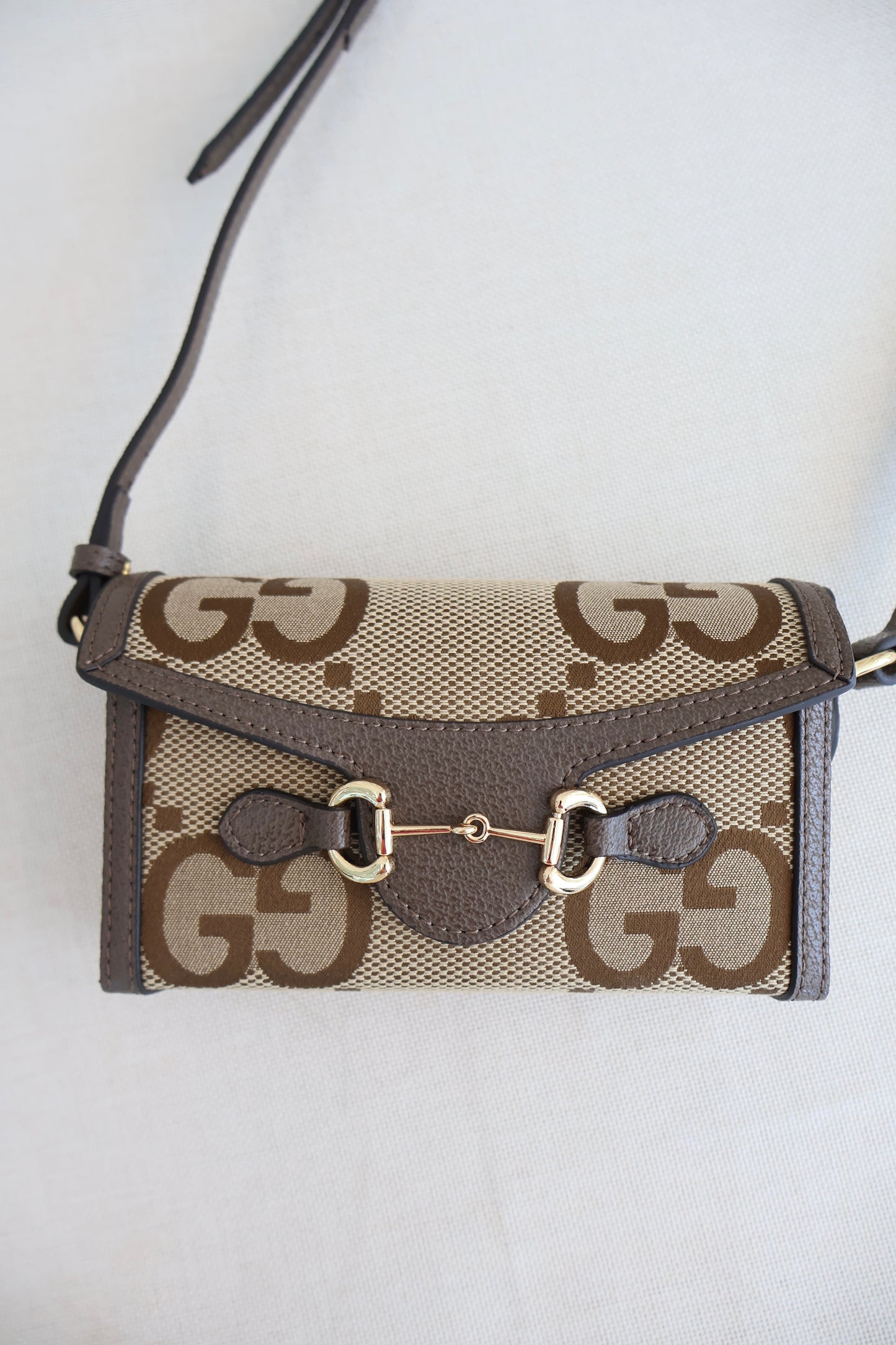 Gucci Horsebit 1955 Jumbo GG Mini Bag (Whatsapp for Price & Grade)