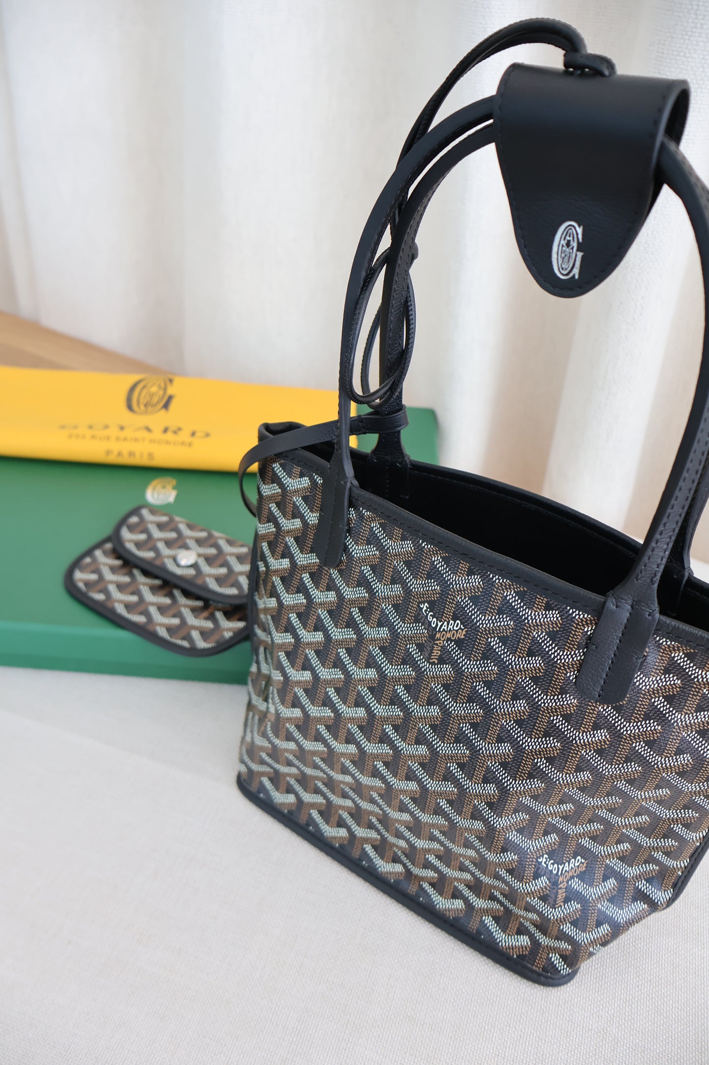 Goyard Anjou Mini Black (Whatsapp for Price & Grade)