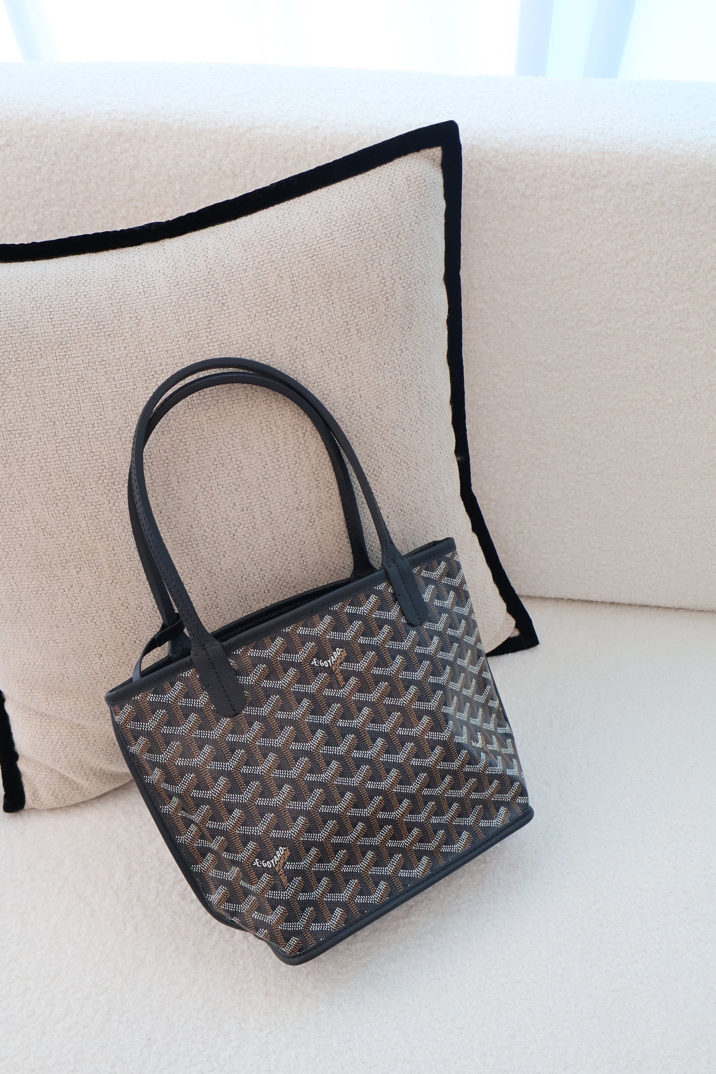 Goyard Anjou Mini Black (Whatsapp for Price & Grade)