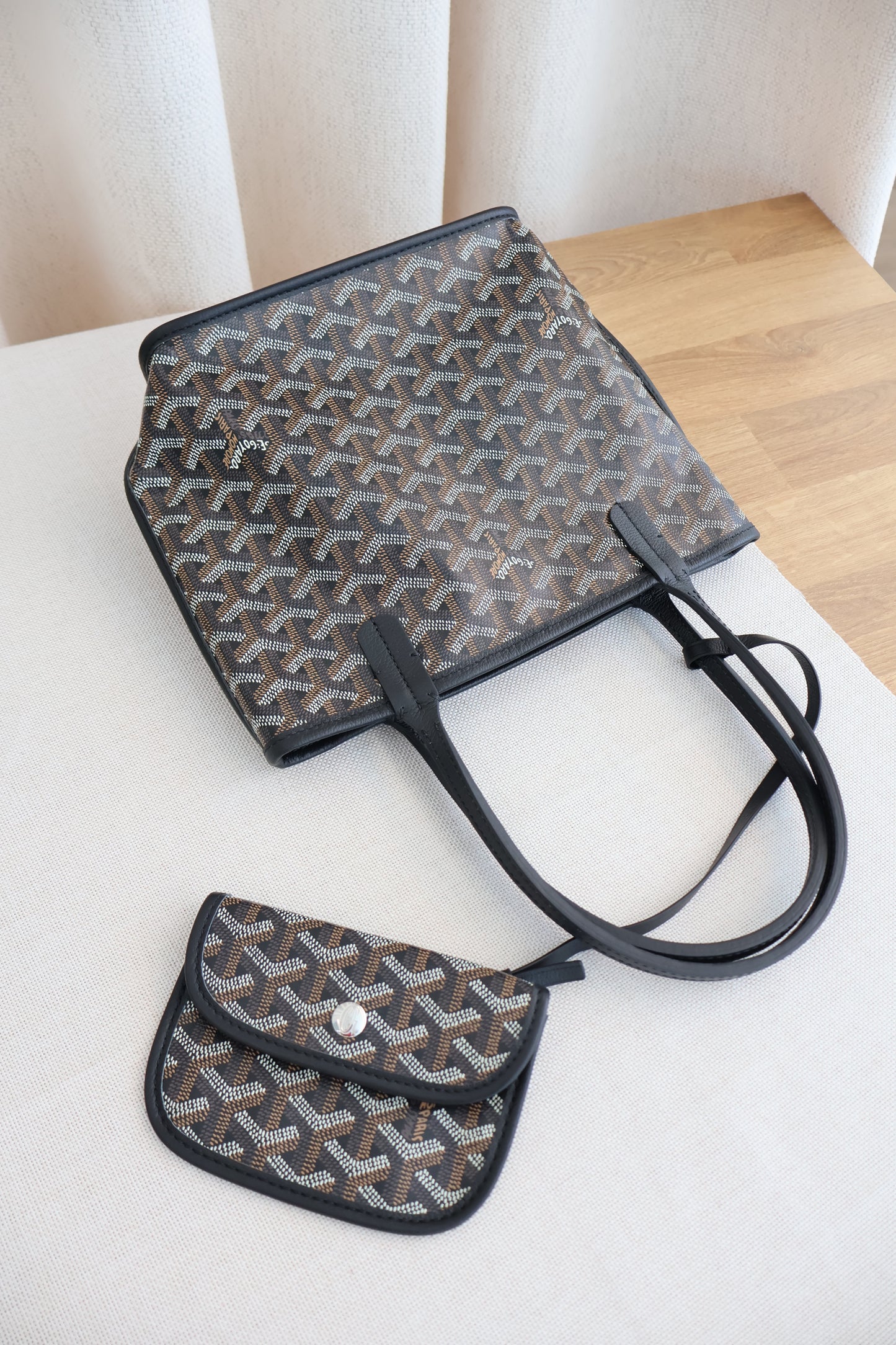 Goyard Anjou Mini Black (Whatsapp for Price & Grade)