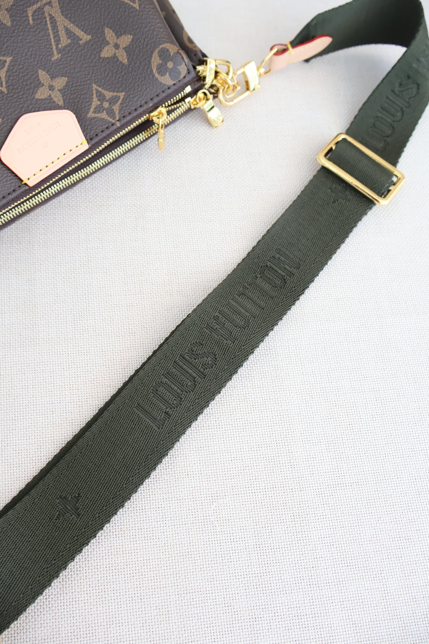 Louis Vuitton Multi Pochette Khaki Strap (Whatsapp for Price & Grade)