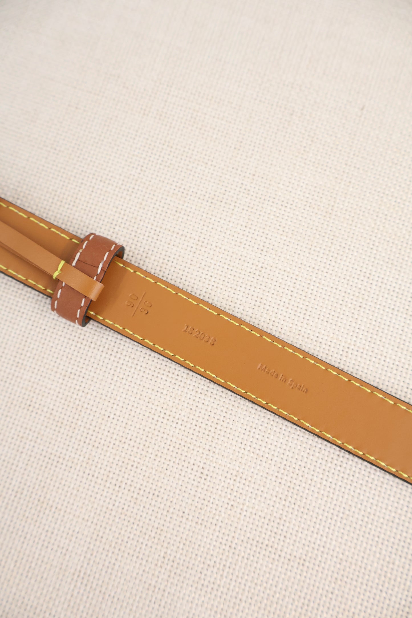 Loewe Belt Anagram Belt Tan x Silver (Whatsapp for Price & Grade)