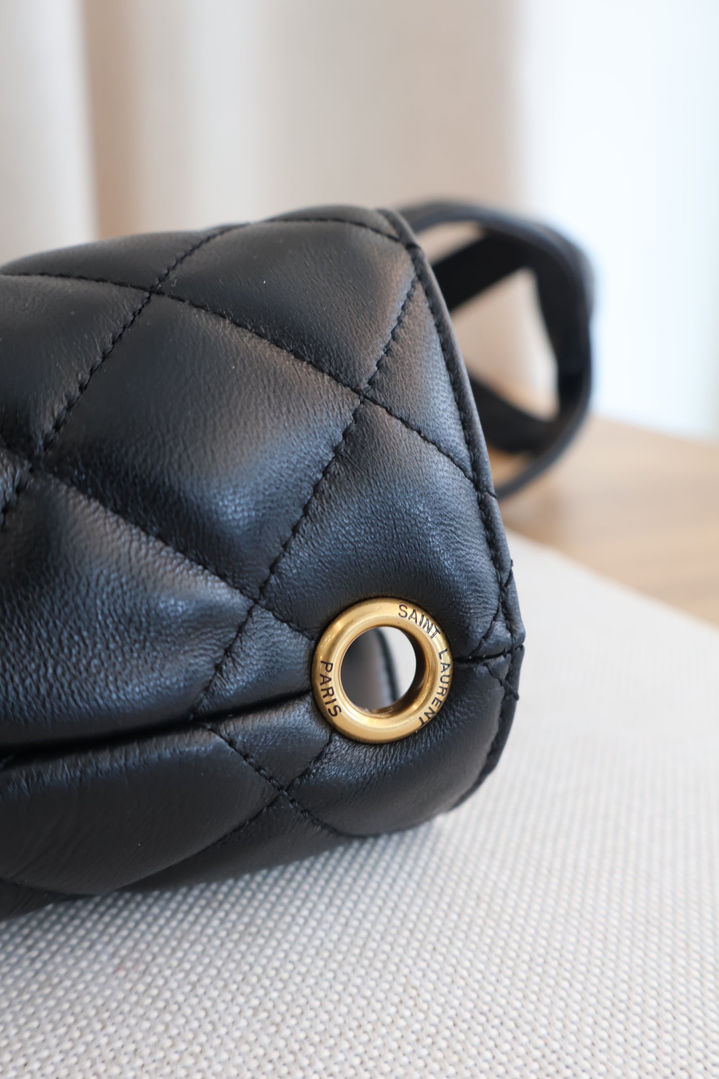 Yves Saint Laurent ICARE Shopping Bag Black (Whatsapp for Price & Grade)