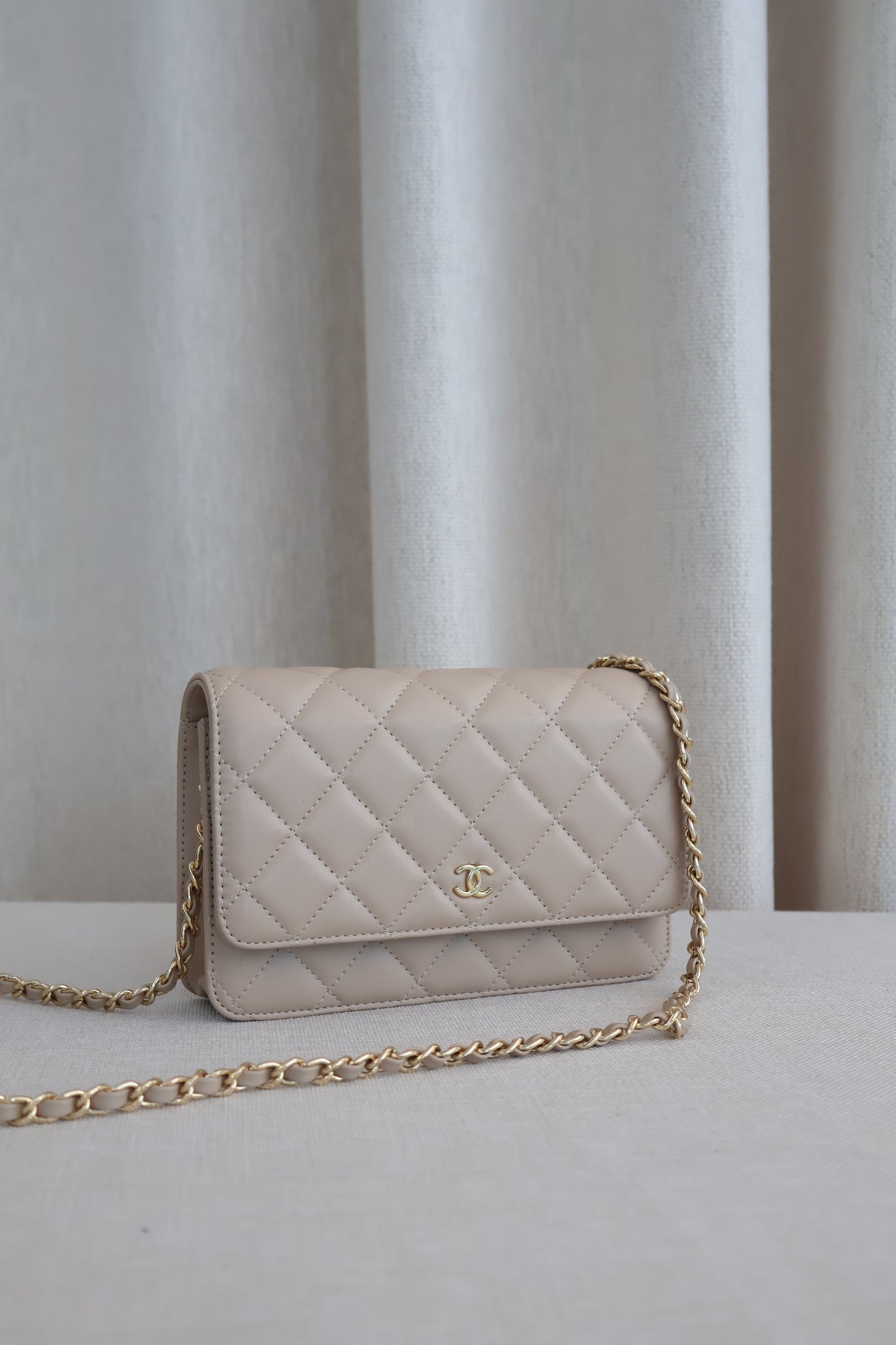 Chanel WOC Nude x Gold (Whatsapp for Price & Grade)