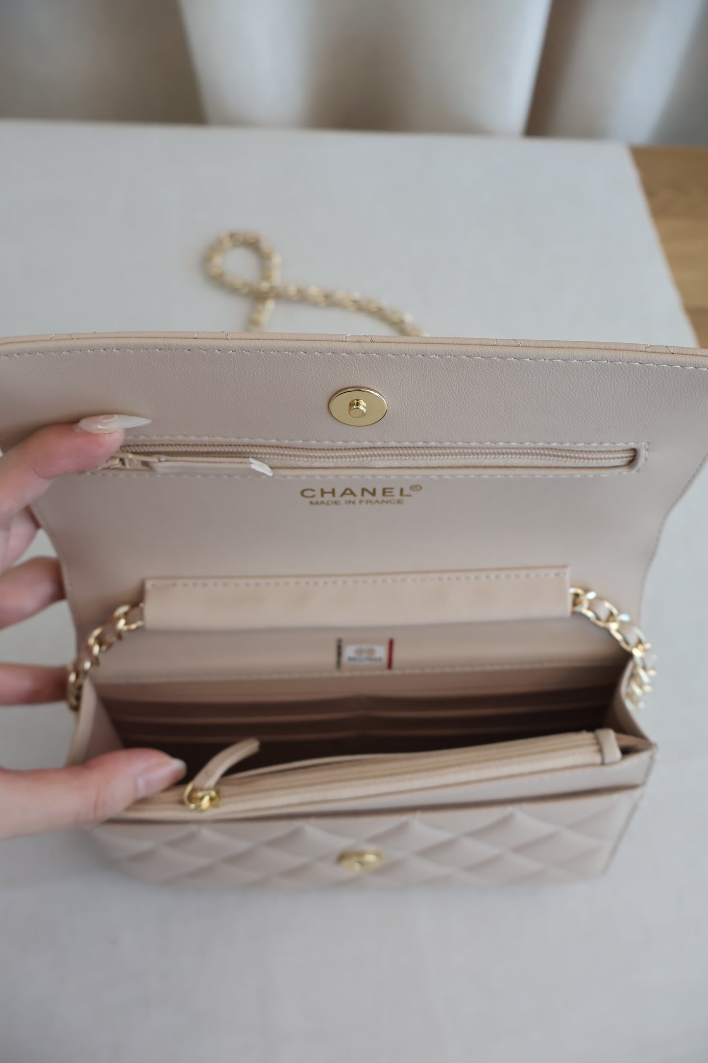 Chanel WOC Nude x Gold (Whatsapp for Price & Grade)