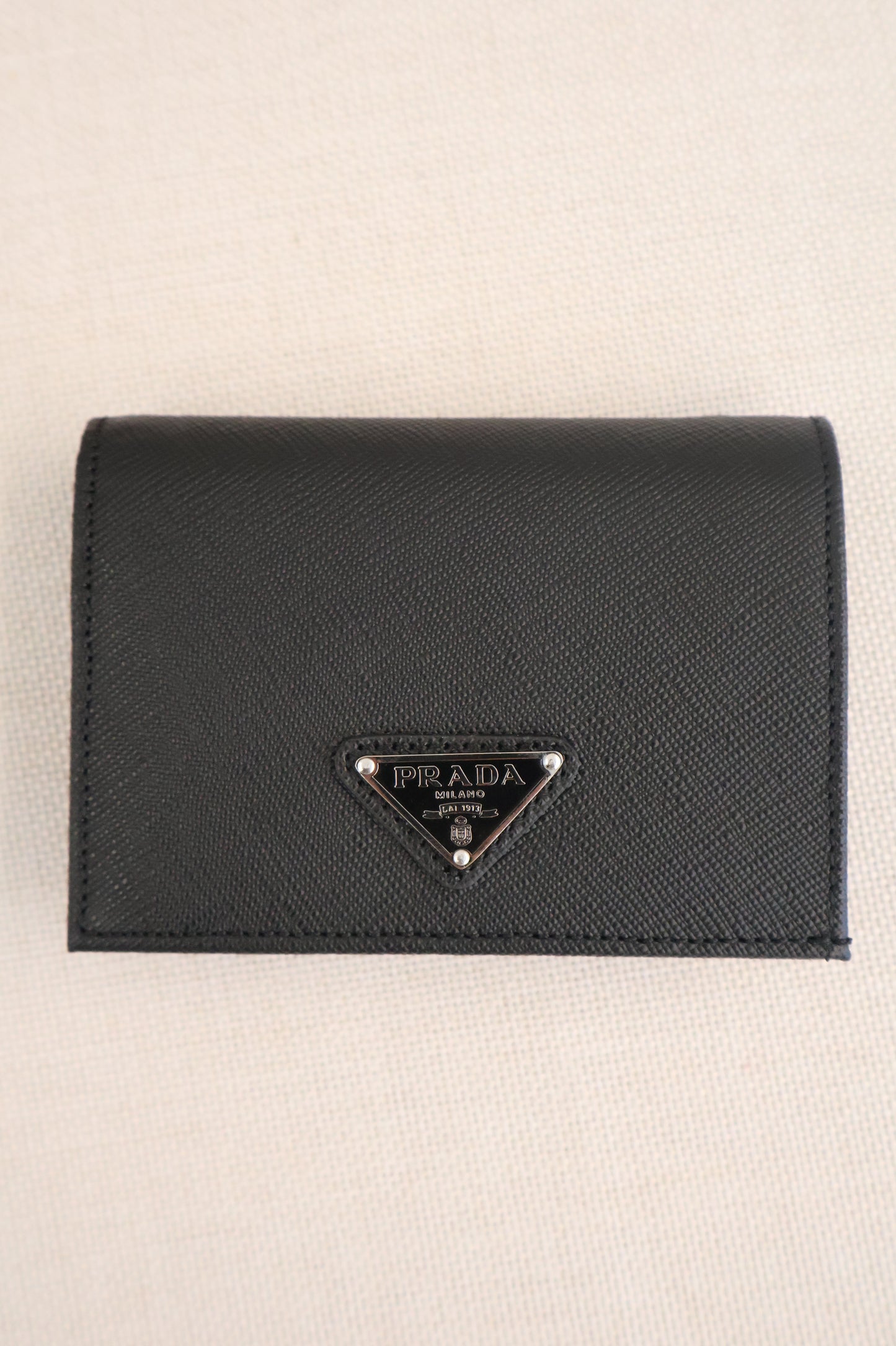 Prada Black x Silver Wallet (Whatsapp for Price & Grade)