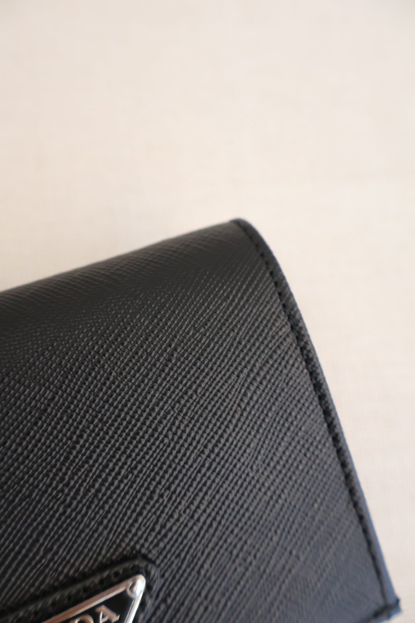 Prada Black x Silver Wallet (Whatsapp for Price & Grade)