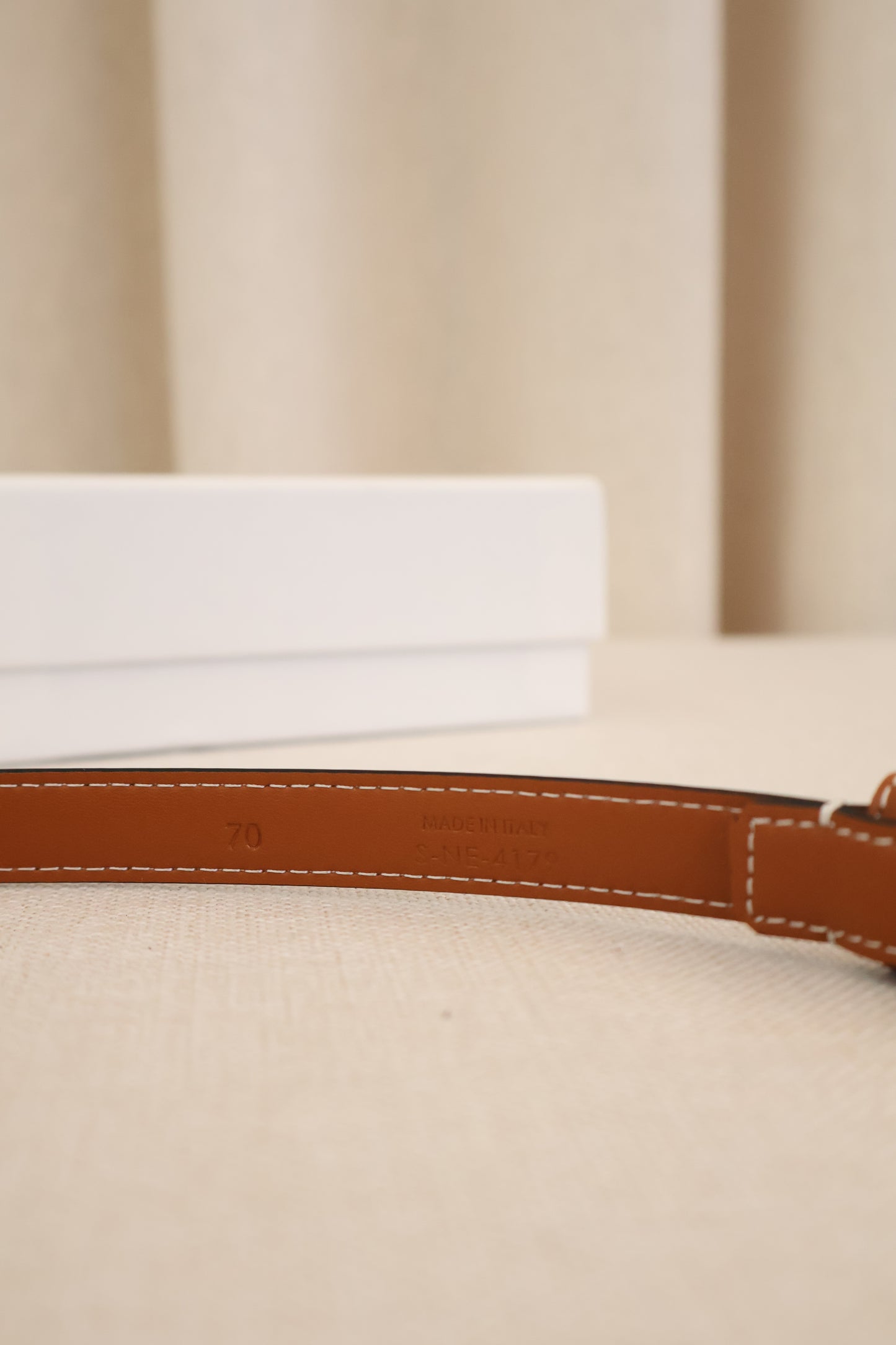 Celine Belt Tan x Gold (Whatsapp for Price & Grade)