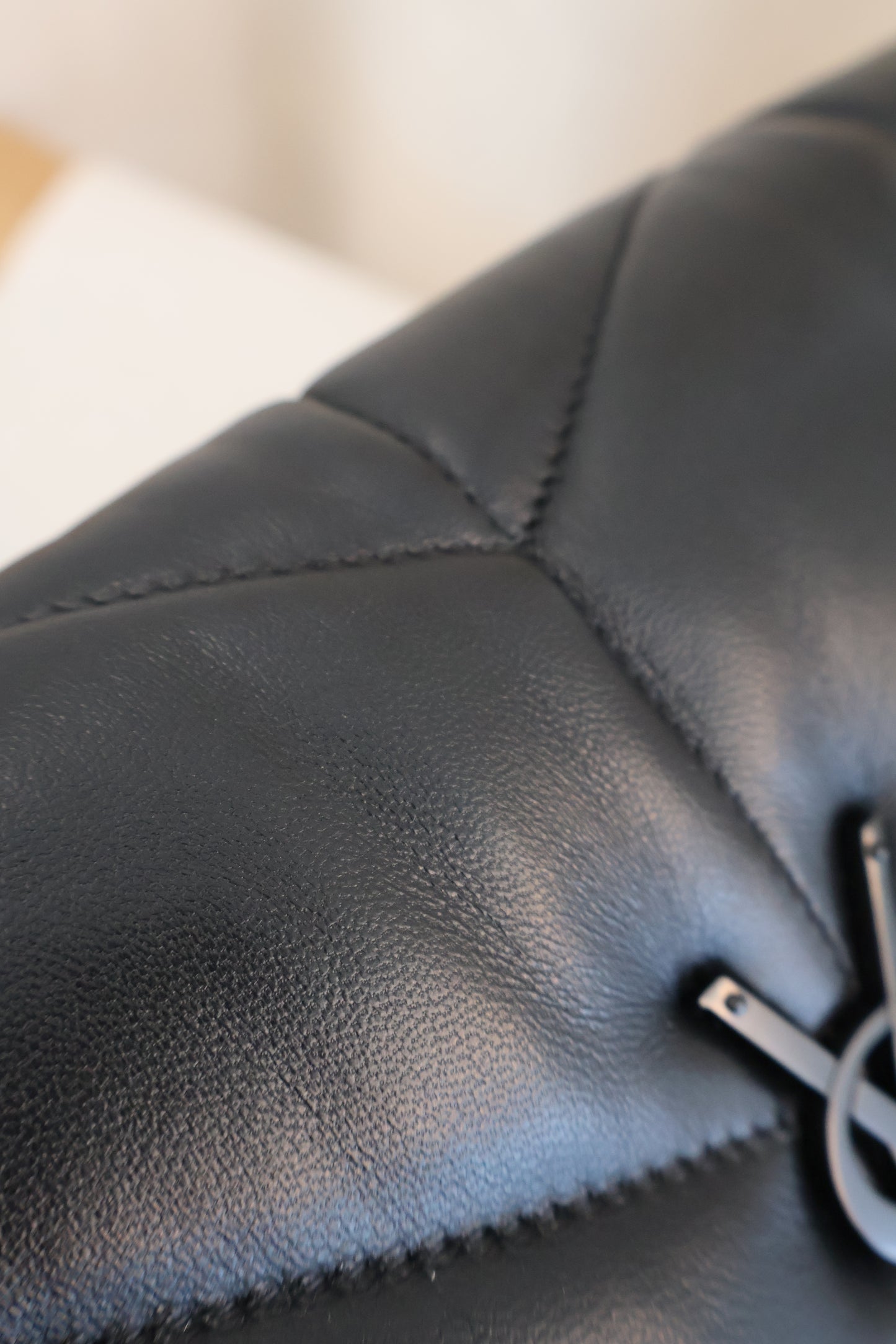 Yves Saint Laurent LouLou Puffer Medium in Nappa Leather Black (Whatsapp for Price & Grade)