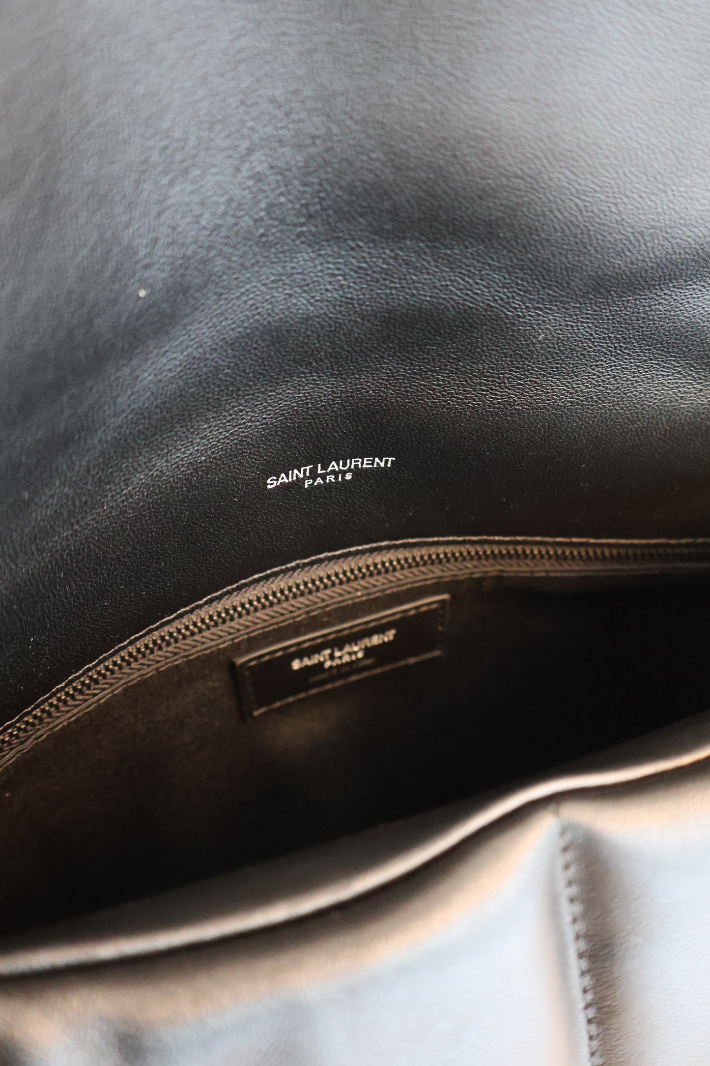 Yves Saint Laurent LouLou Puffer Medium in Nappa Leather Black (Whatsapp for Price & Grade)