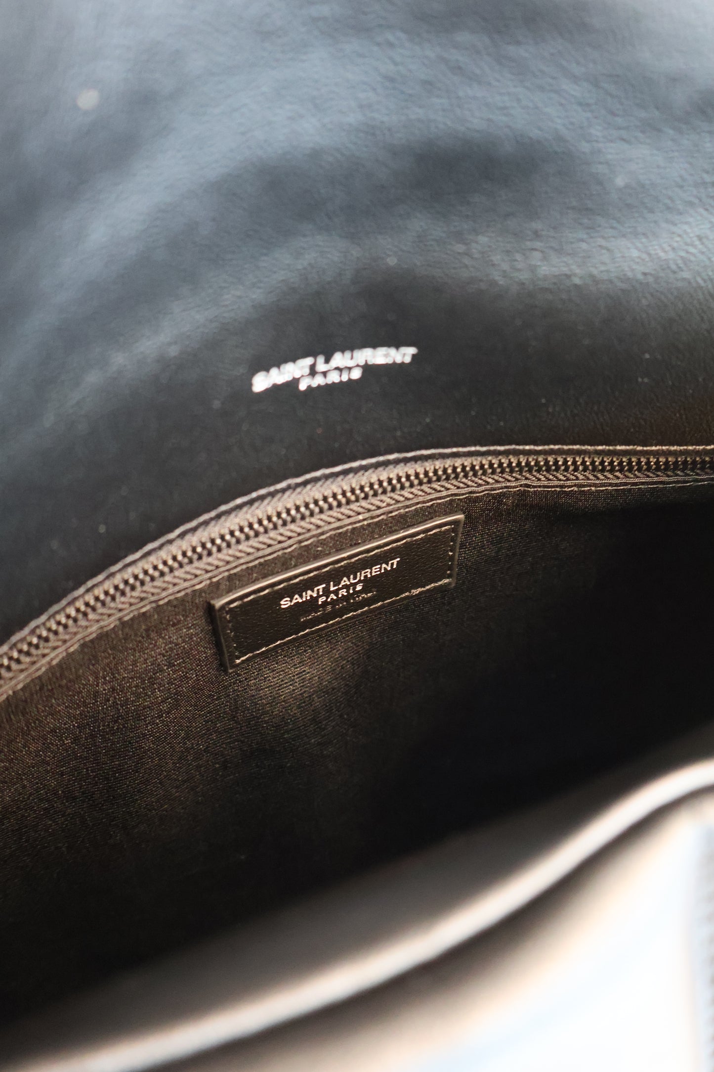 Yves Saint Laurent LouLou Puffer Medium in Nappa Leather Black (Whatsapp for Price & Grade)