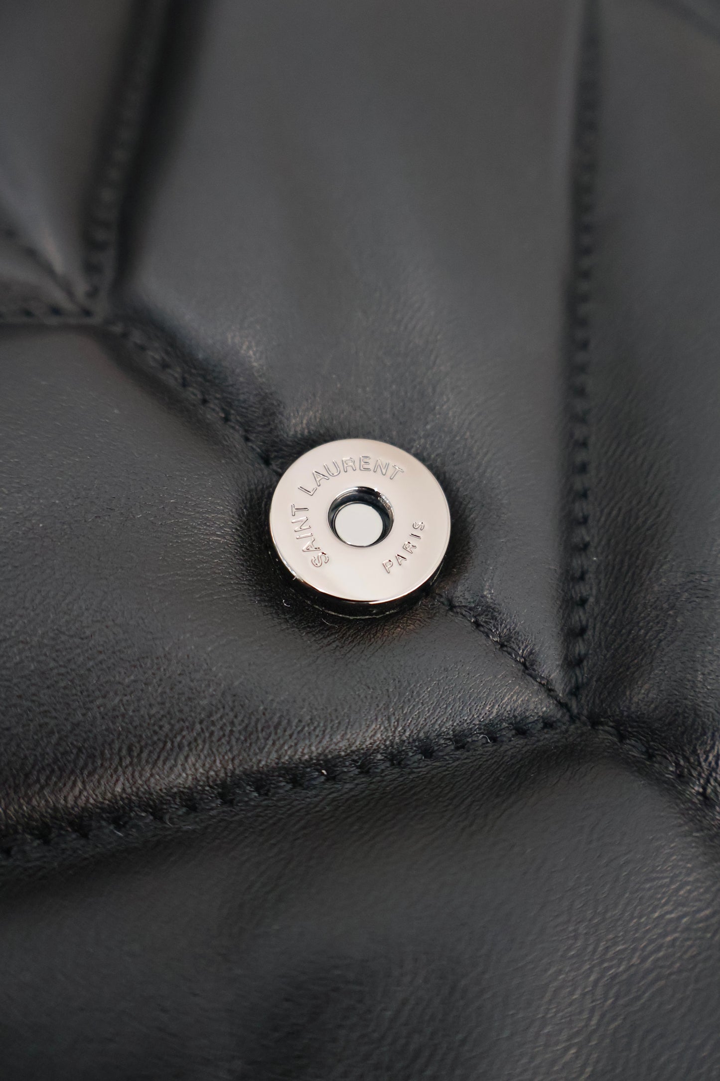 Yves Saint Laurent LouLou Puffer Medium in Nappa Leather Black (Whatsapp for Price & Grade)