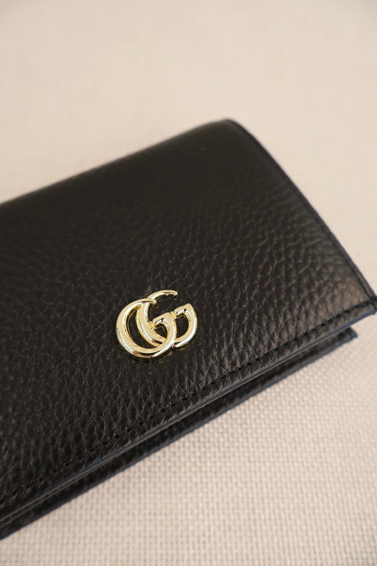 Gucci Short Flip Wallet Black (Whatsapp for Price & Grade)