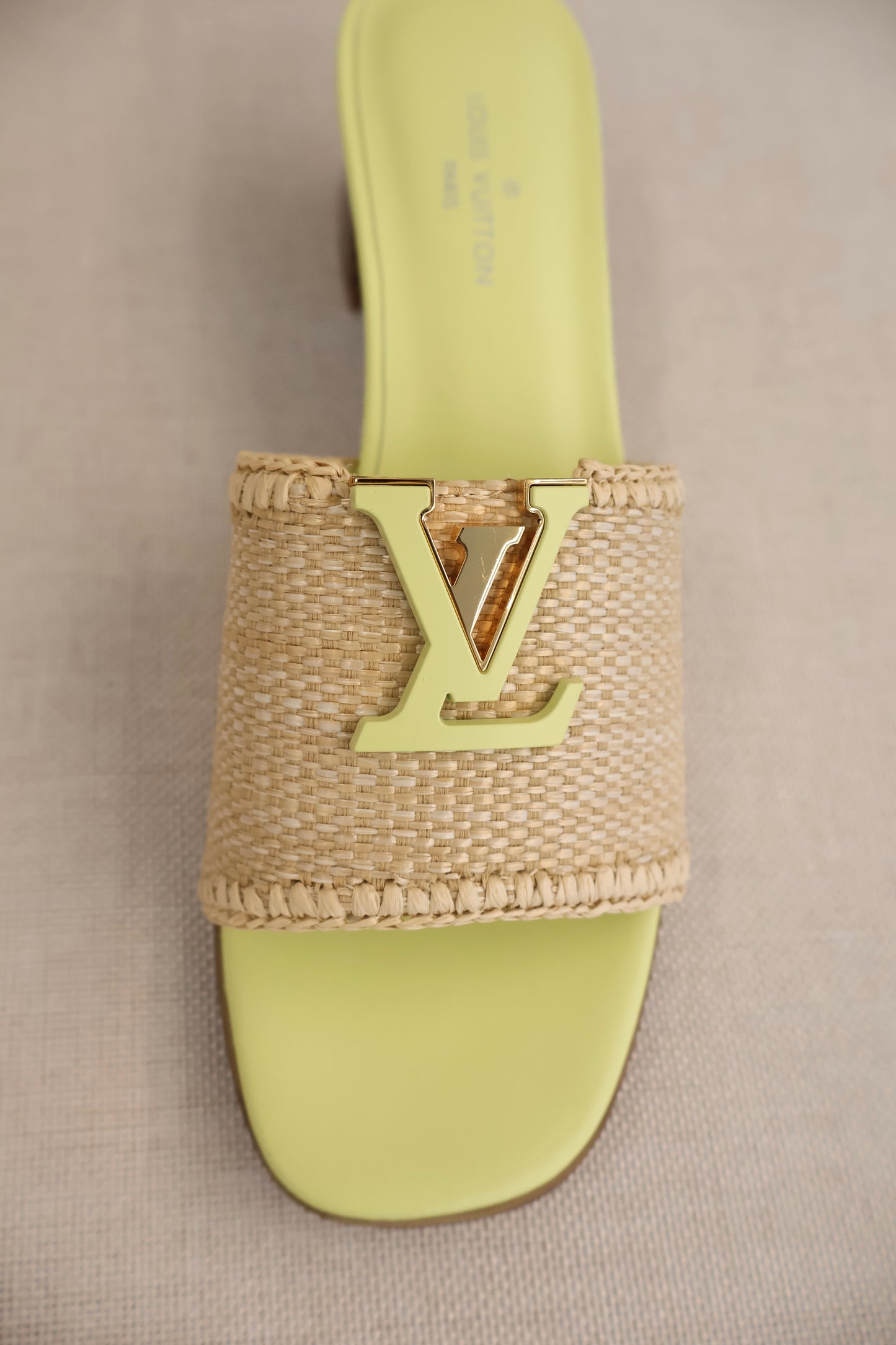 Louis Vuitton Capri Yellow Heels (Whatsapp for Price & Grade)