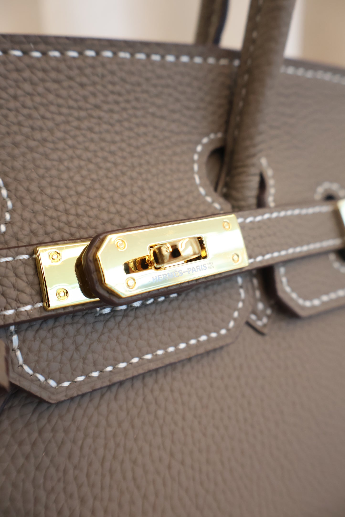 Hermes Birkin Etoupe x Gold Hardware (Whatsapp for Price & Grade)