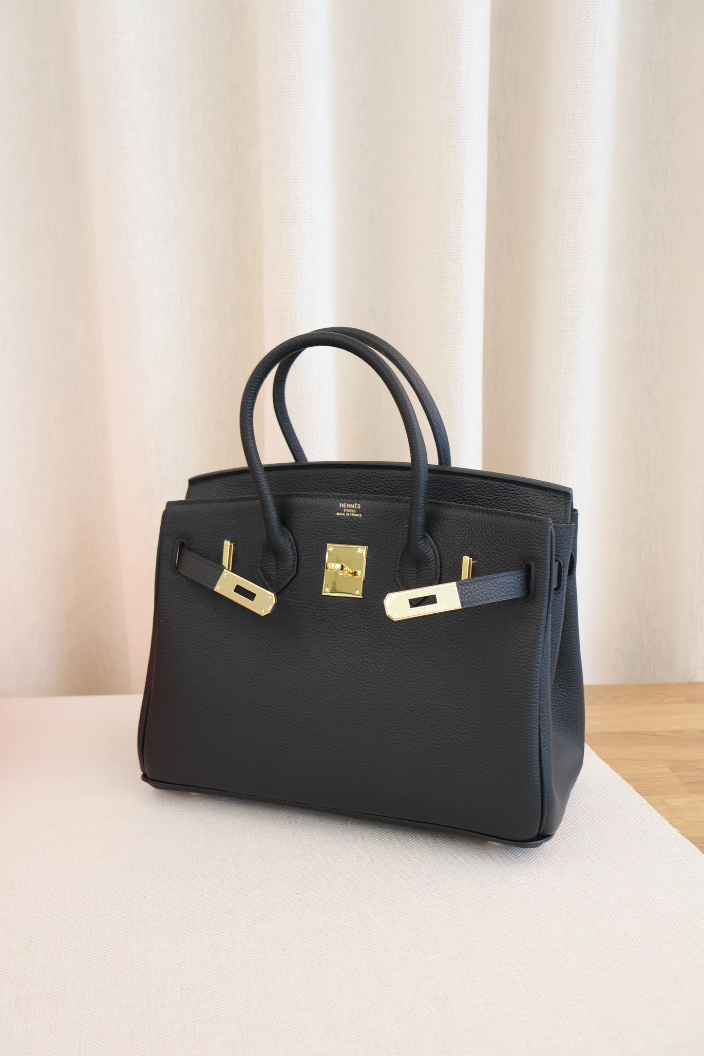 Hermes Birkin Black x Gold Hardware (Whatsapp for Price & Grade)