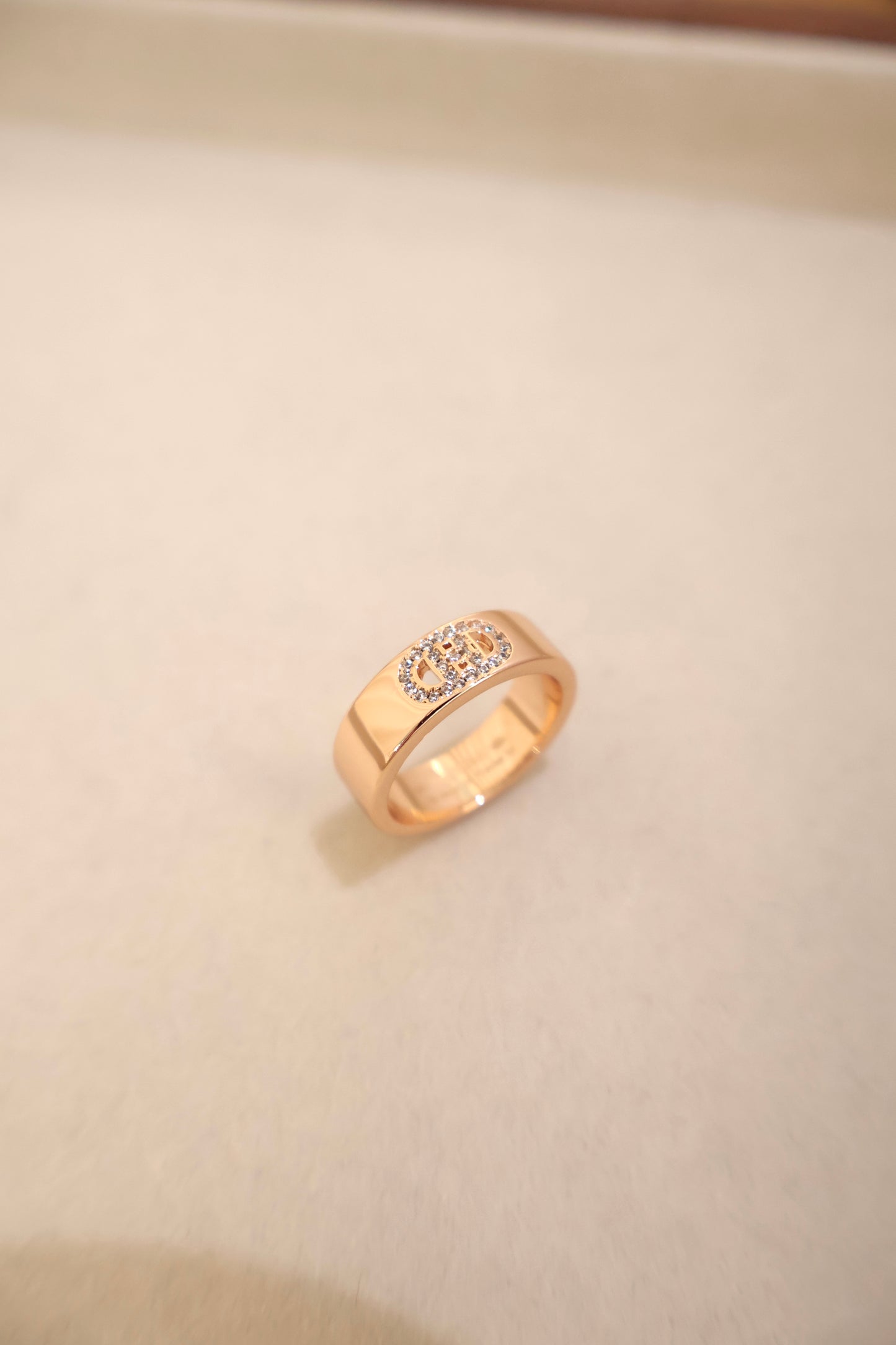 Hermes Ring Rose Gold Diamond D'Ancre Ring (Whatsapp for Price & Grade)