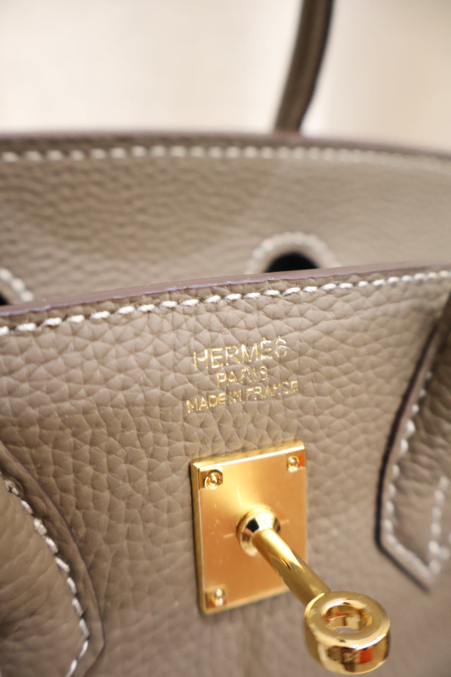 Hermes Birkin Etoupe x Gold Hardware (Whatsapp for Price & Grade)